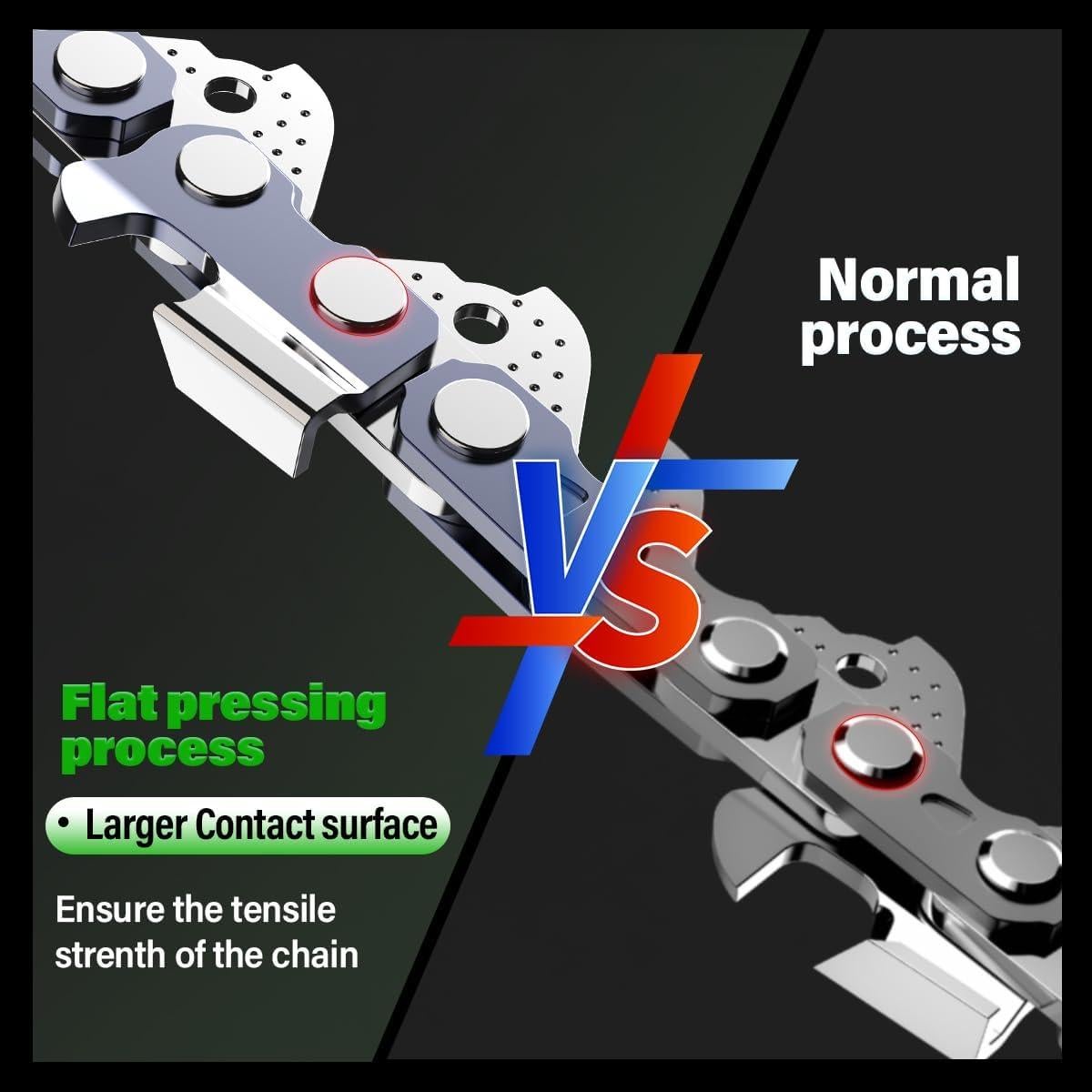 Cadena de Motosierra TapVolx 40 cm 4-Pack Alta Resistencia