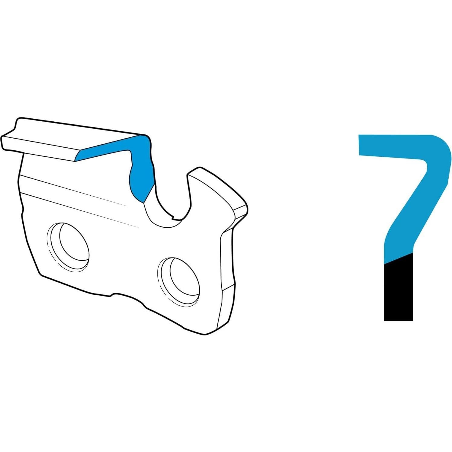 Cadena de sierra Oregon A42 ControlCut 15.24 cm para Black & Decker