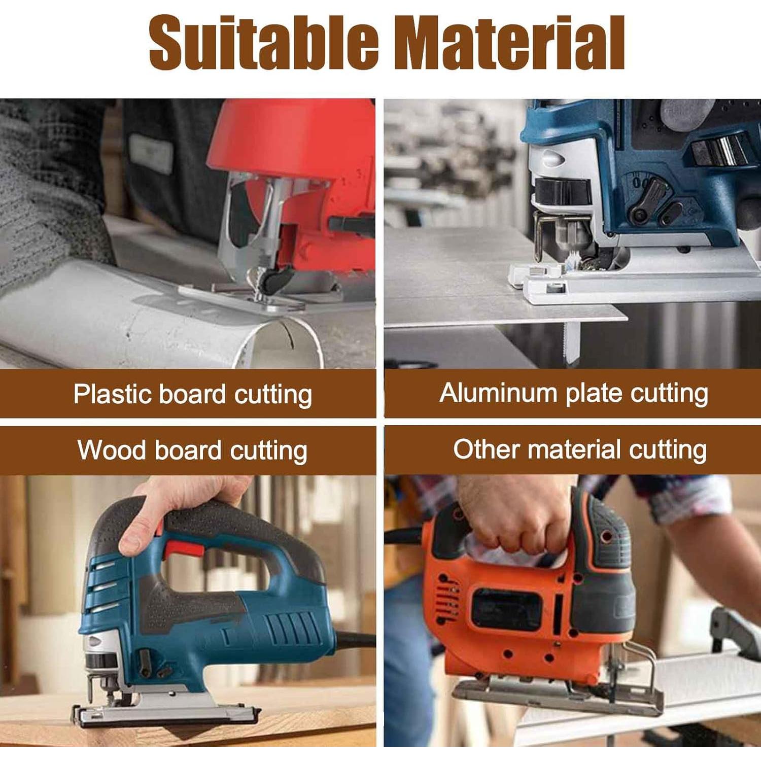 48 Cuchillas de Rompecabezas HCS/HSS Multiusos para Madera y Metal