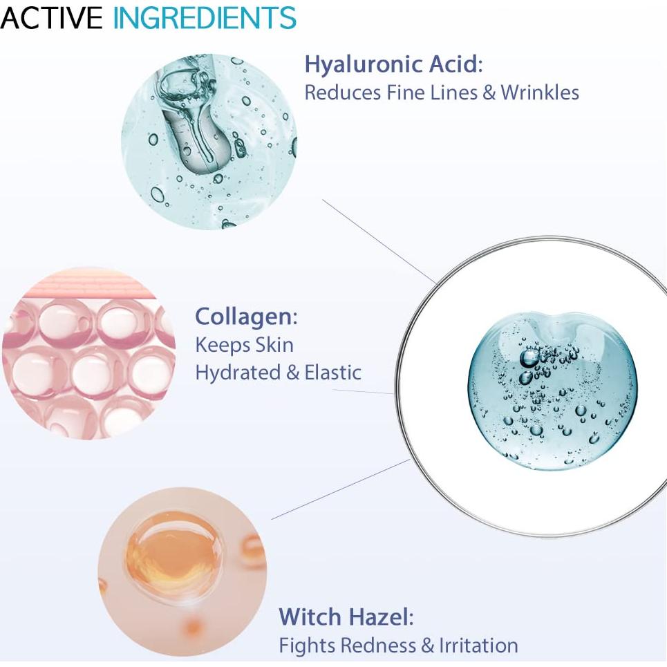 Paquete de 50 mascarillas faciales EVE vegano hidratantes