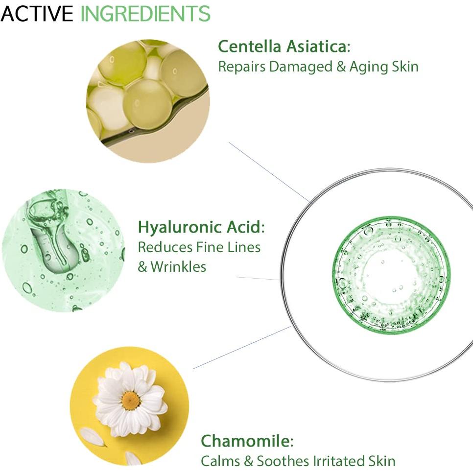 Paquete de 50 mascarillas faciales EVE vegano hidratantes