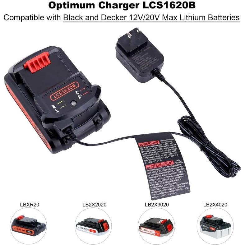 Cargador de Batería Biswaye LCS1620B 20V Max Black & Decker