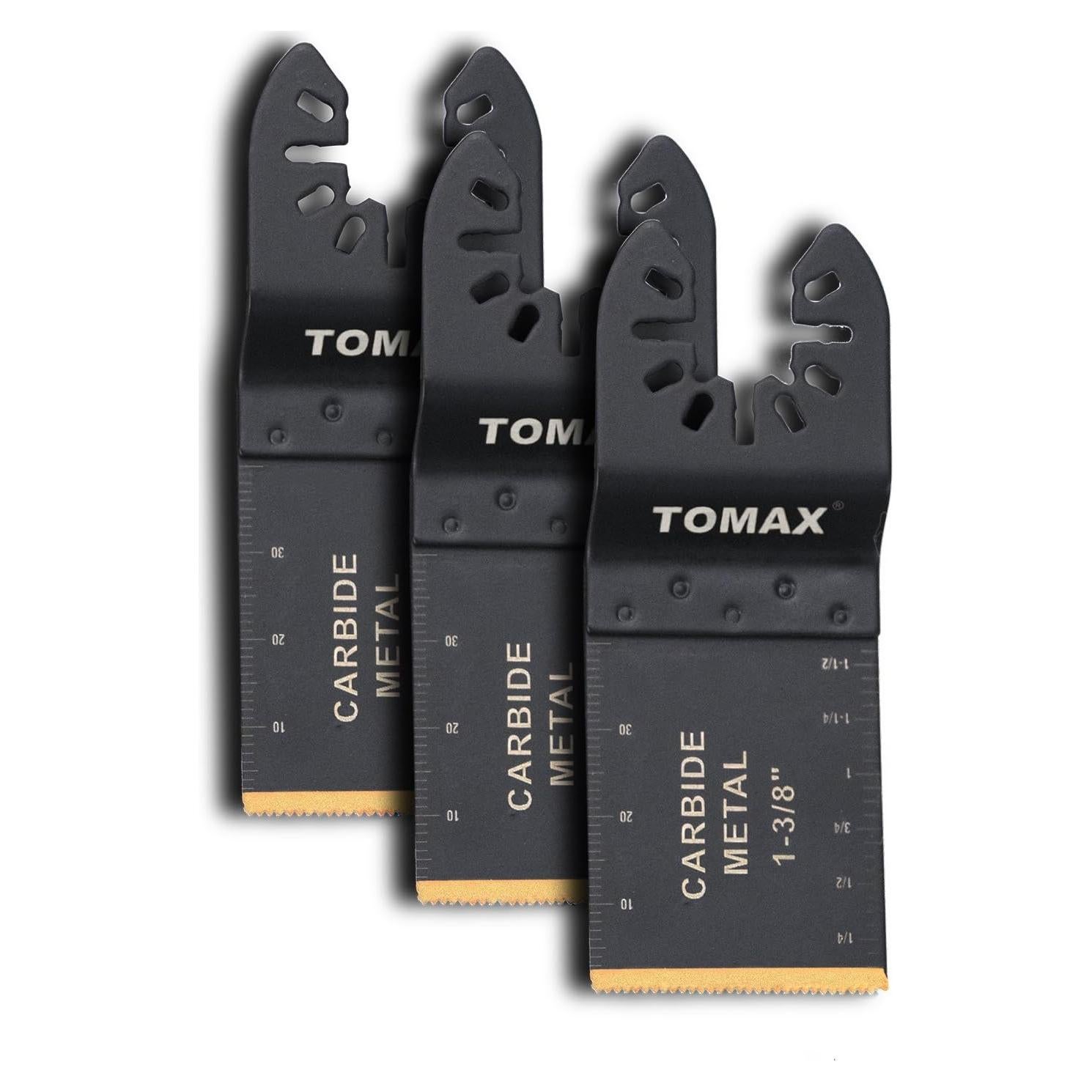 3 Hojas de Sierra Oscilante TOMAX Carburo 34mm