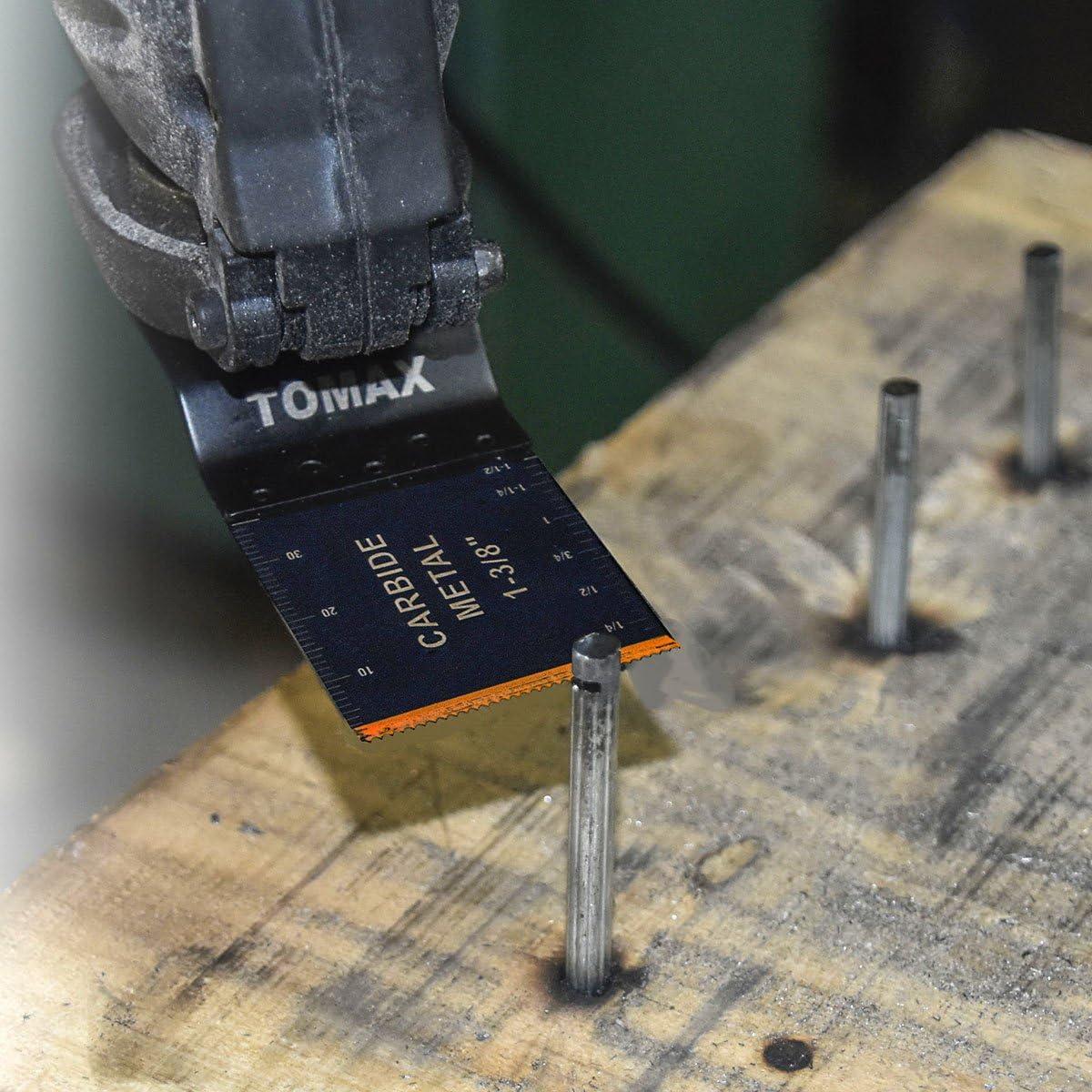 3 Hojas de Sierra Oscilante TOMAX Carburo 34mm