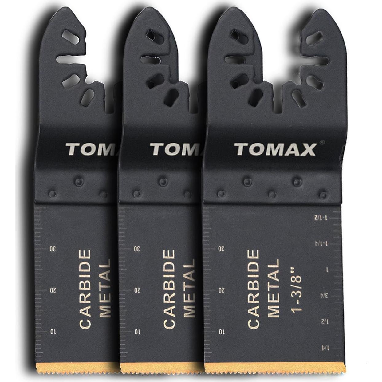 3 Hojas de Sierra Oscilante TOMAX Carburo 34mm
