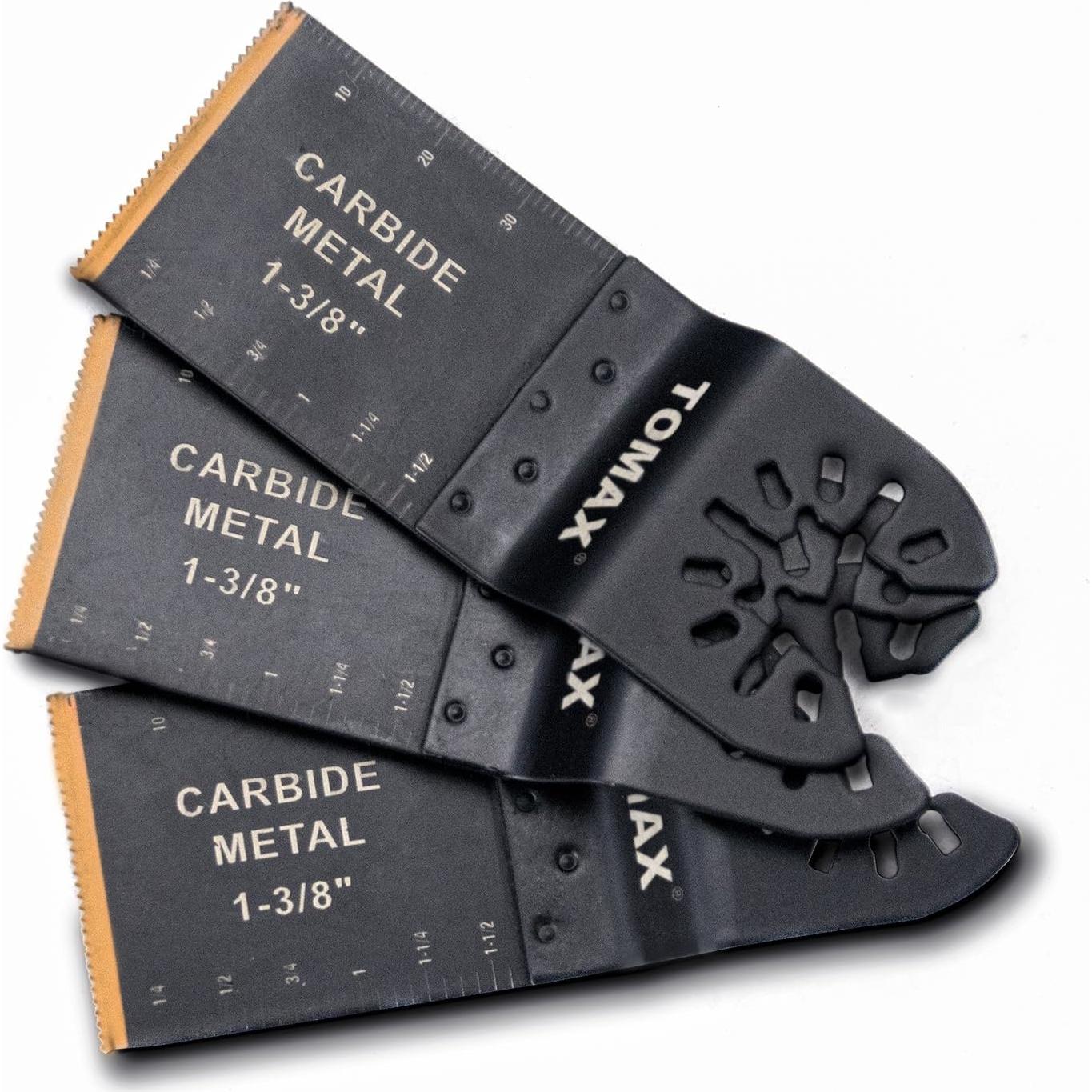 3 Hojas de Sierra Oscilante TOMAX Carburo 34mm