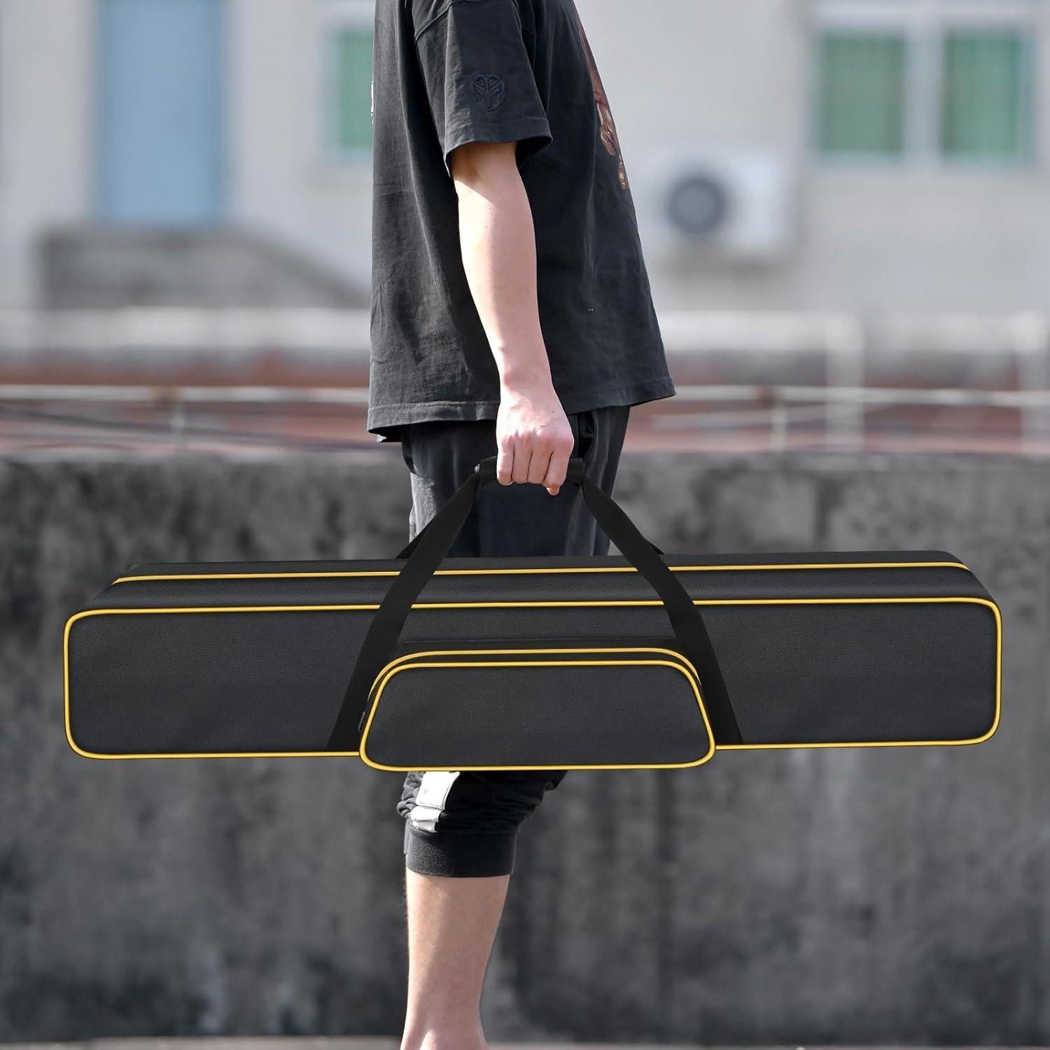 Bolsa para sierra de pértiga Steadtep Amarillo 114.88x16.99cm