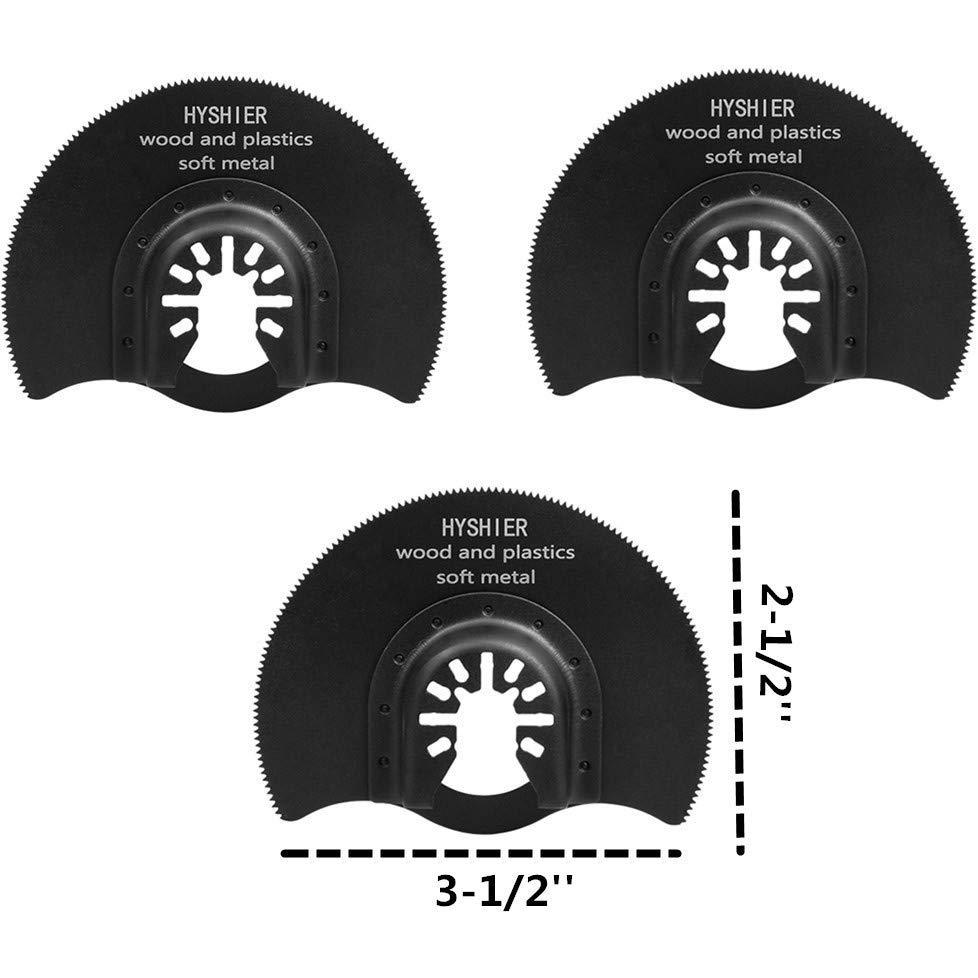 Kit de 22 Hojas de Sierra Oscilante HYSHIER para Madera Metal