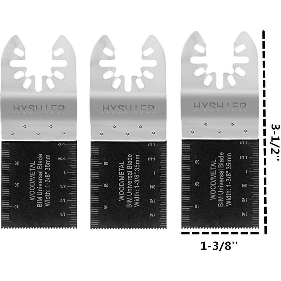Kit de 22 Hojas de Sierra Oscilante HYSHIER para Madera Metal