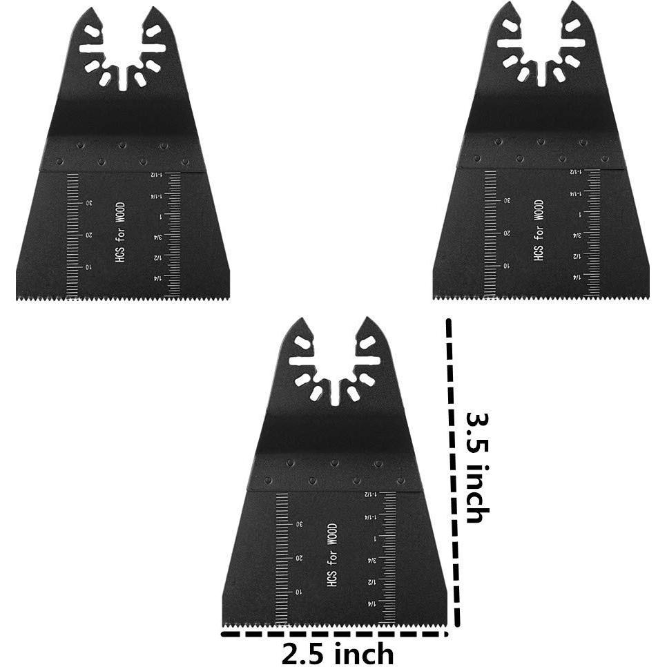 Kit de 22 Hojas de Sierra Oscilante HYSHIER para Madera Metal