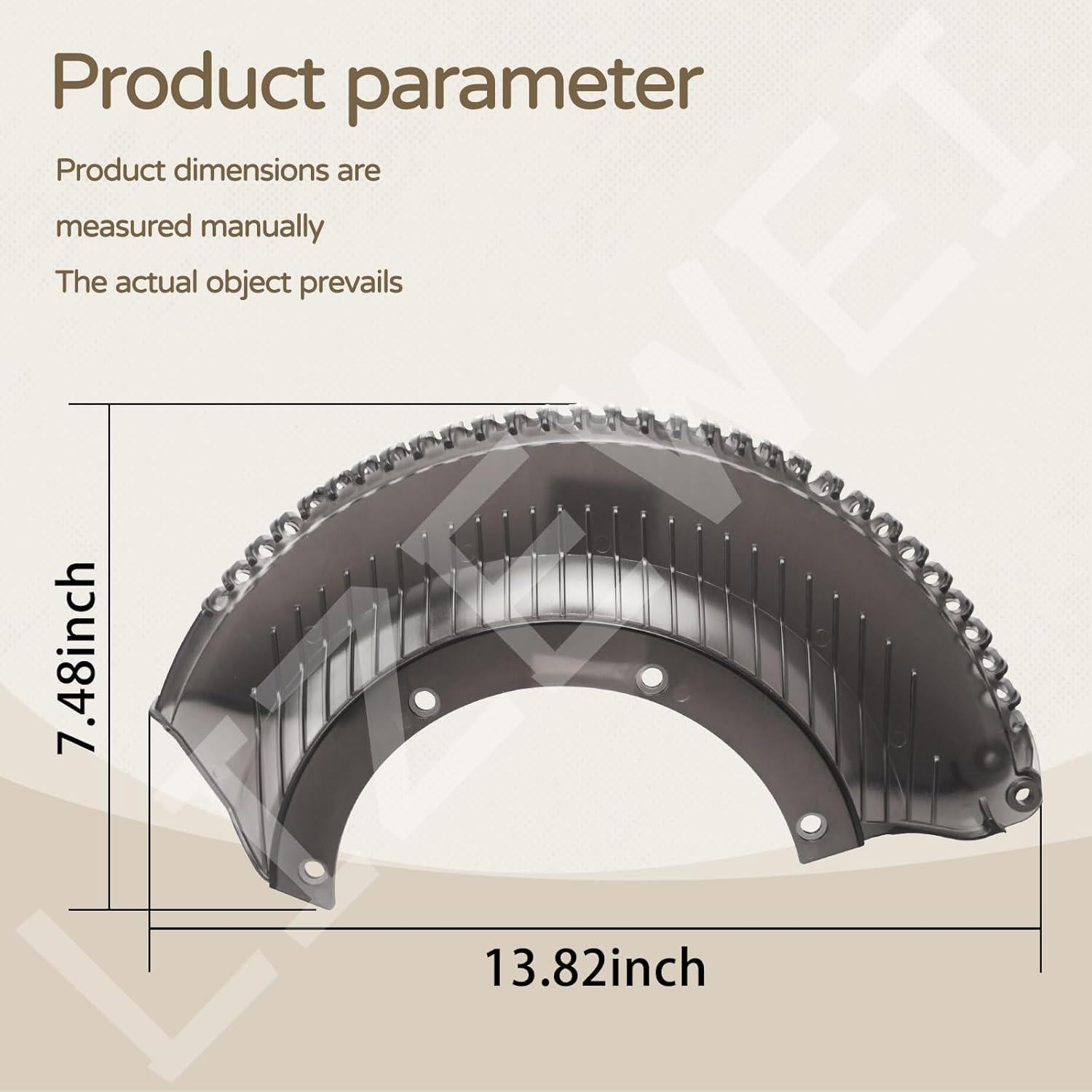 N027988 Lower Guard for DEWALT DHS716 DWS782 DHS790 DWS779 DWS780, Miter Saw Lower Guard Assy, Fits Various BLACK AND DECKER Models