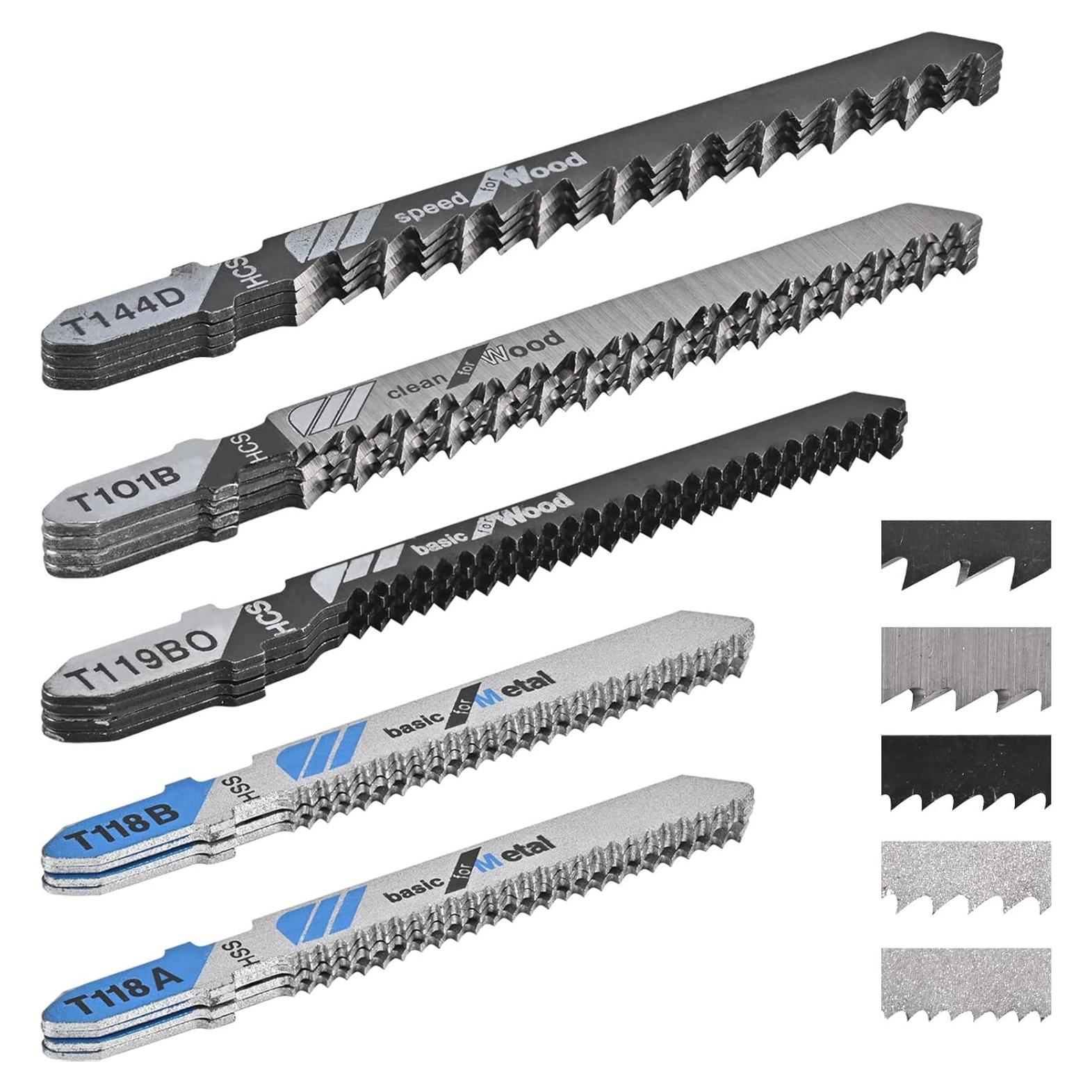 Juego de 20 Hojas de Sierra de Calar Aleybloodes T-Shank