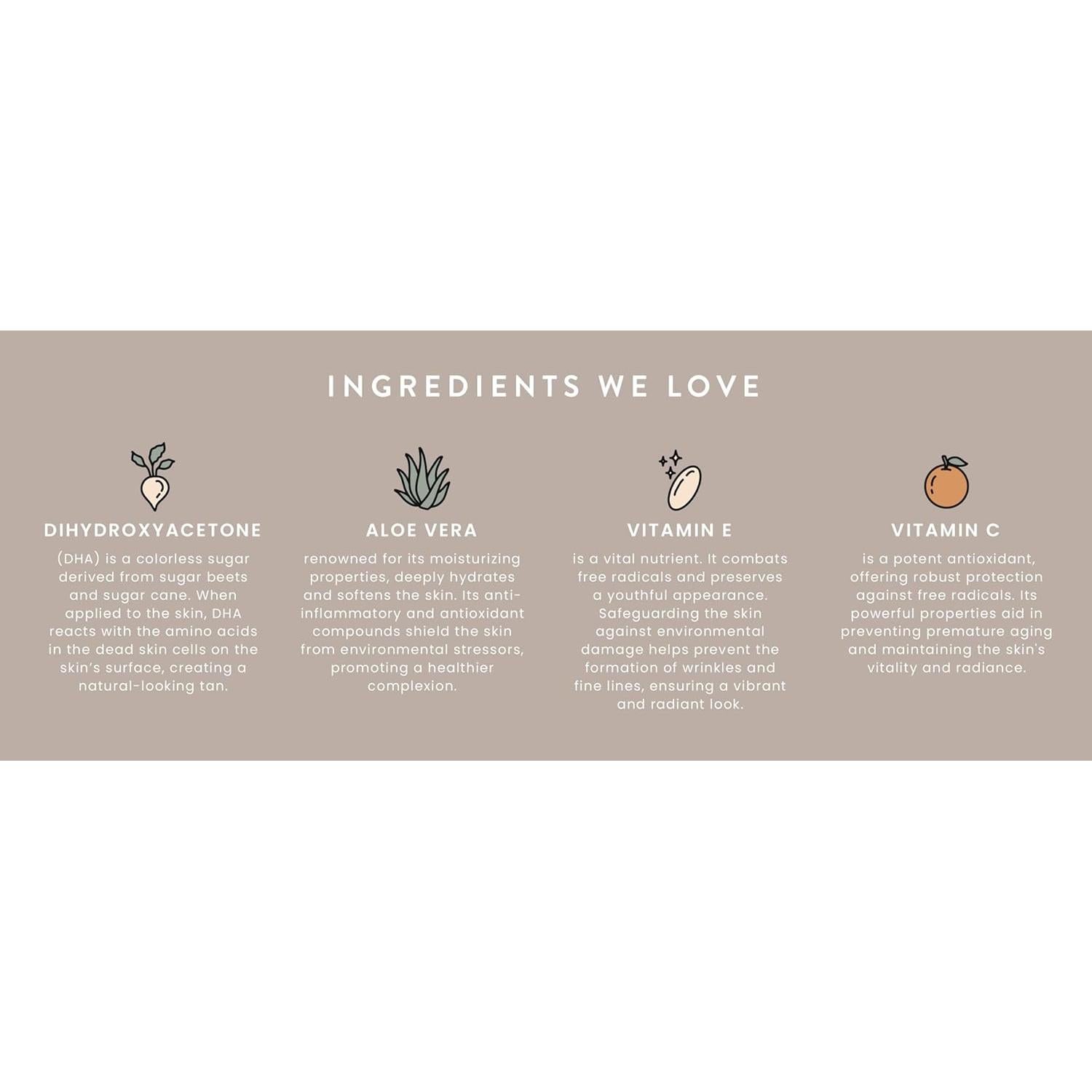 Bronceador Sin Sol SJOLIE No. 12 32 oz Hidratante Oscuro