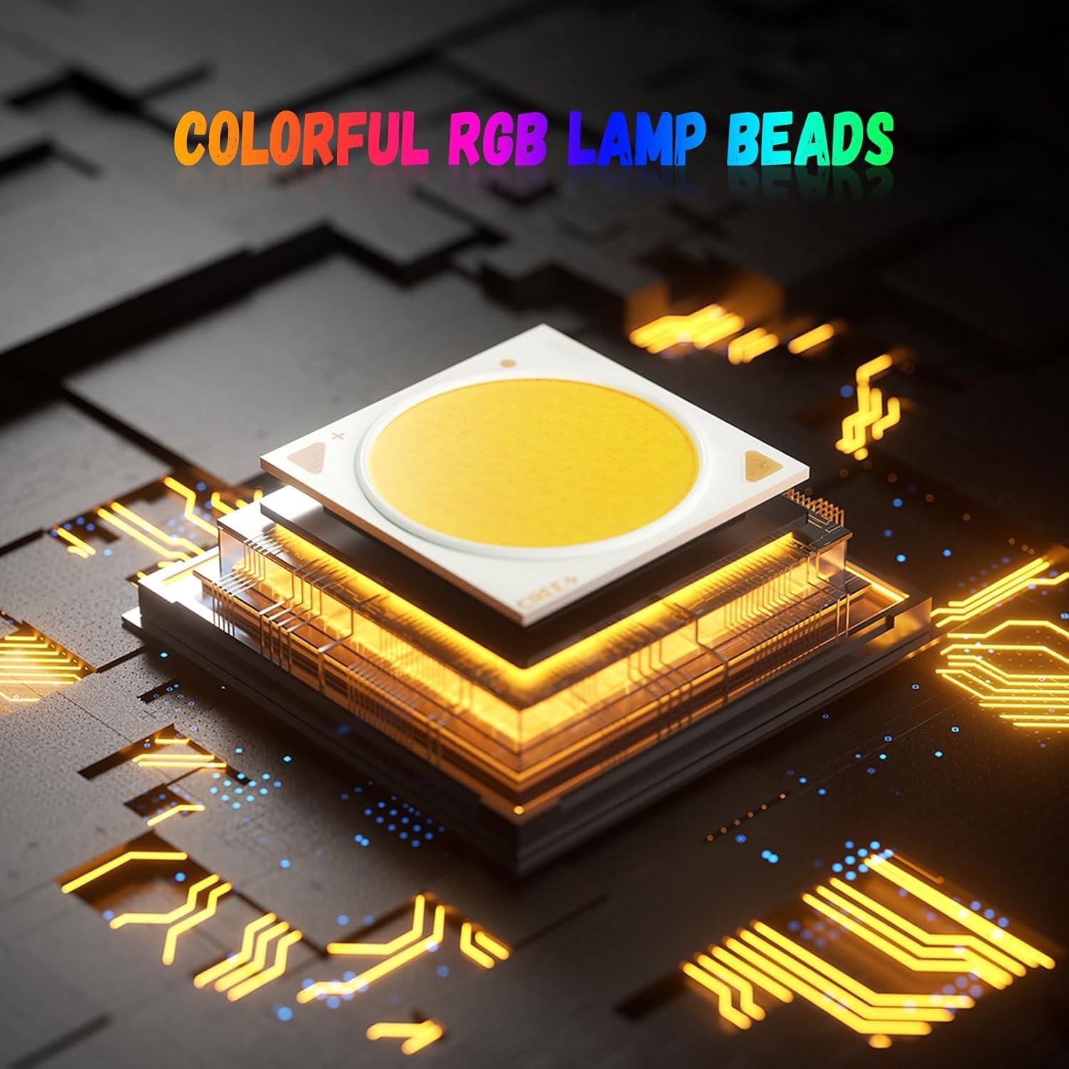 Luces Ojos del Diablo WLOSDMW LED Flexible 7.1x17.3cm