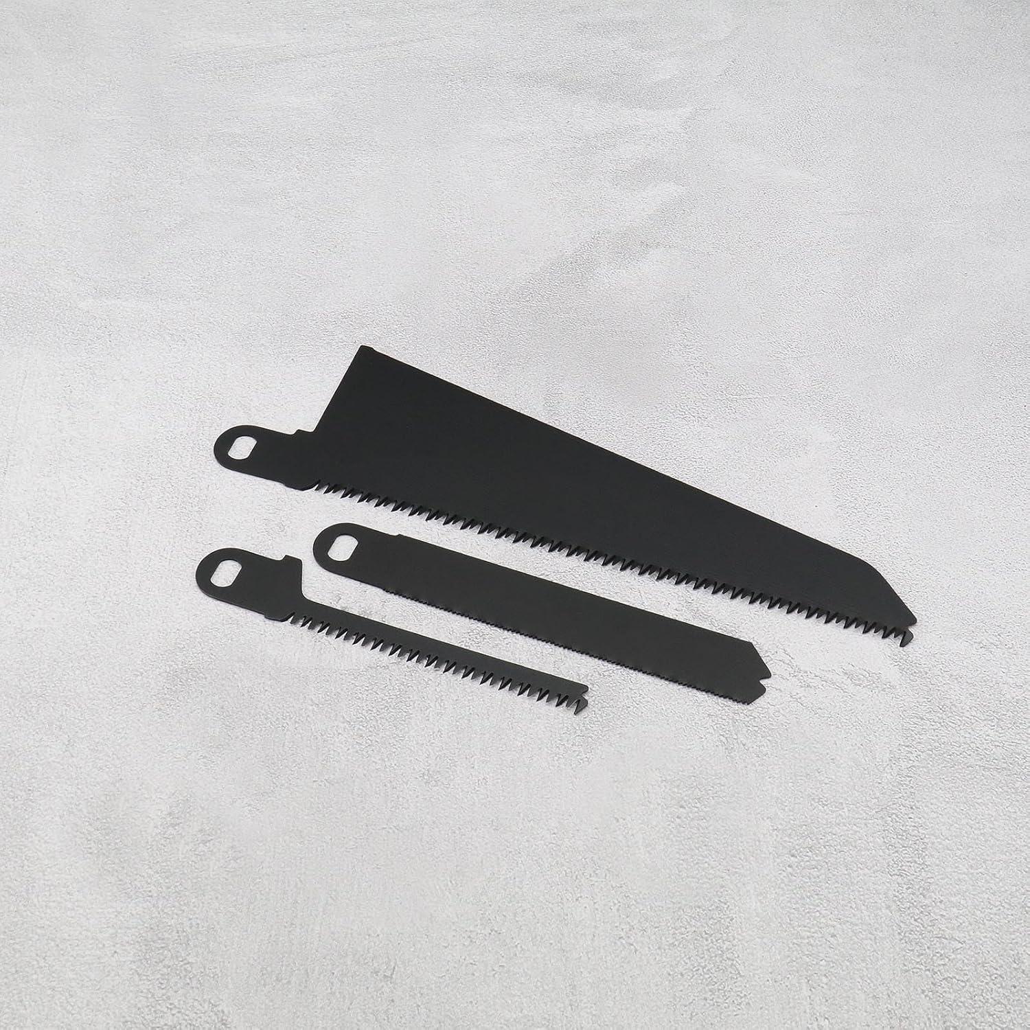 Juego de 3 Hojas de Sierra Recíproca ECSiNG para Black & Decker