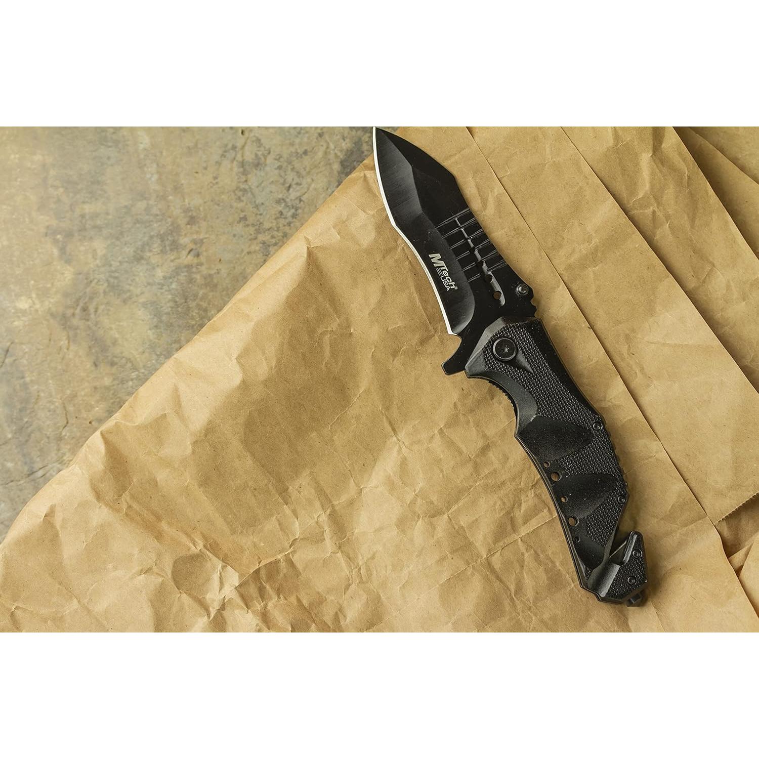 Cuchillo Plegable MTech USA MT-A845BK 9.53 cm Hoja Negra