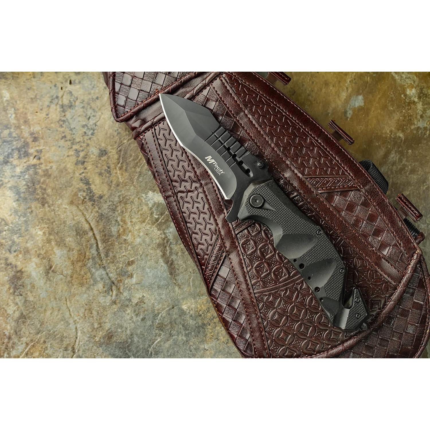 Cuchillo Plegable MTech USA MT-A845BK 9.53 cm Hoja Negra