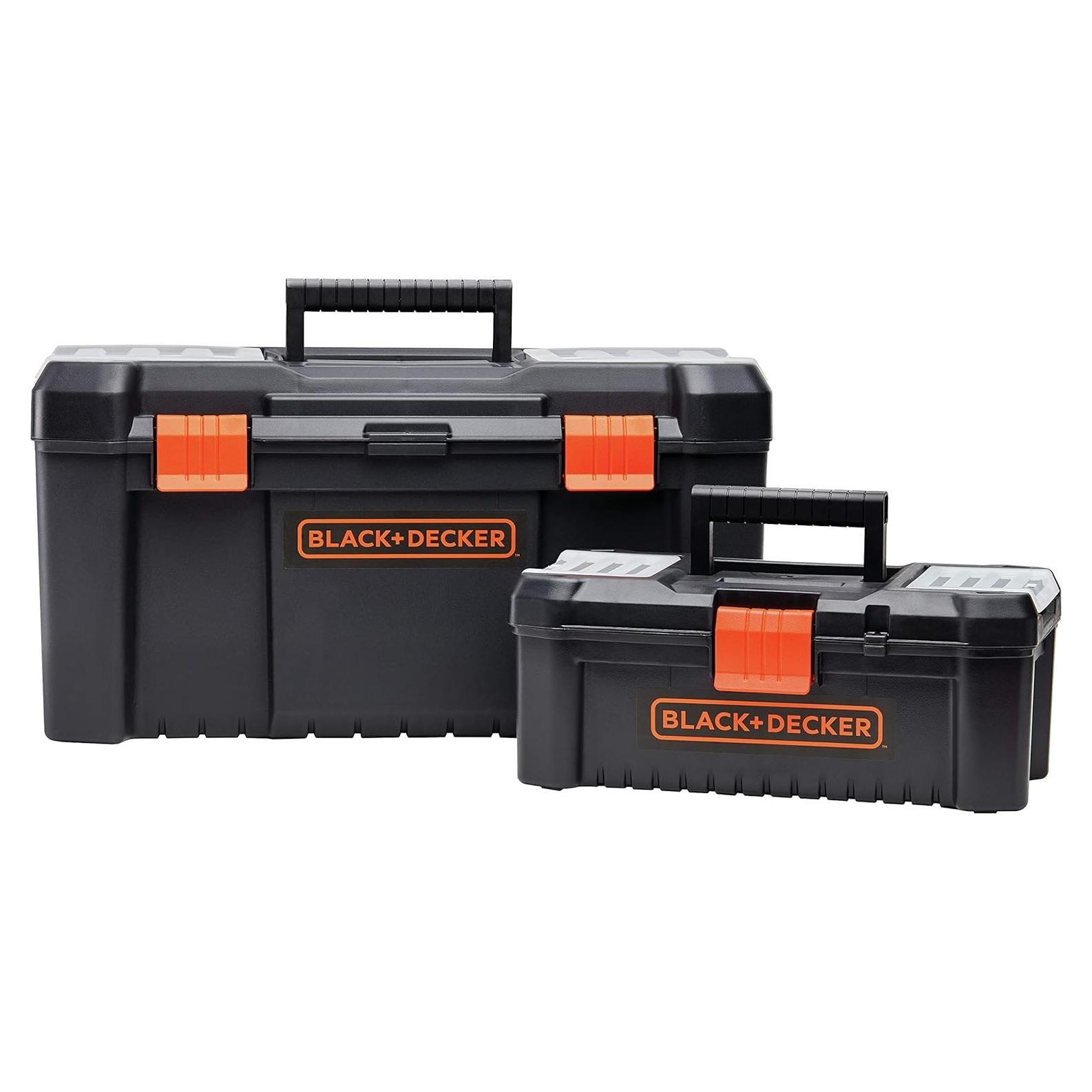 Caja de Herramientas 2 Piezas BLACK+DECKER 48 y 30 cm