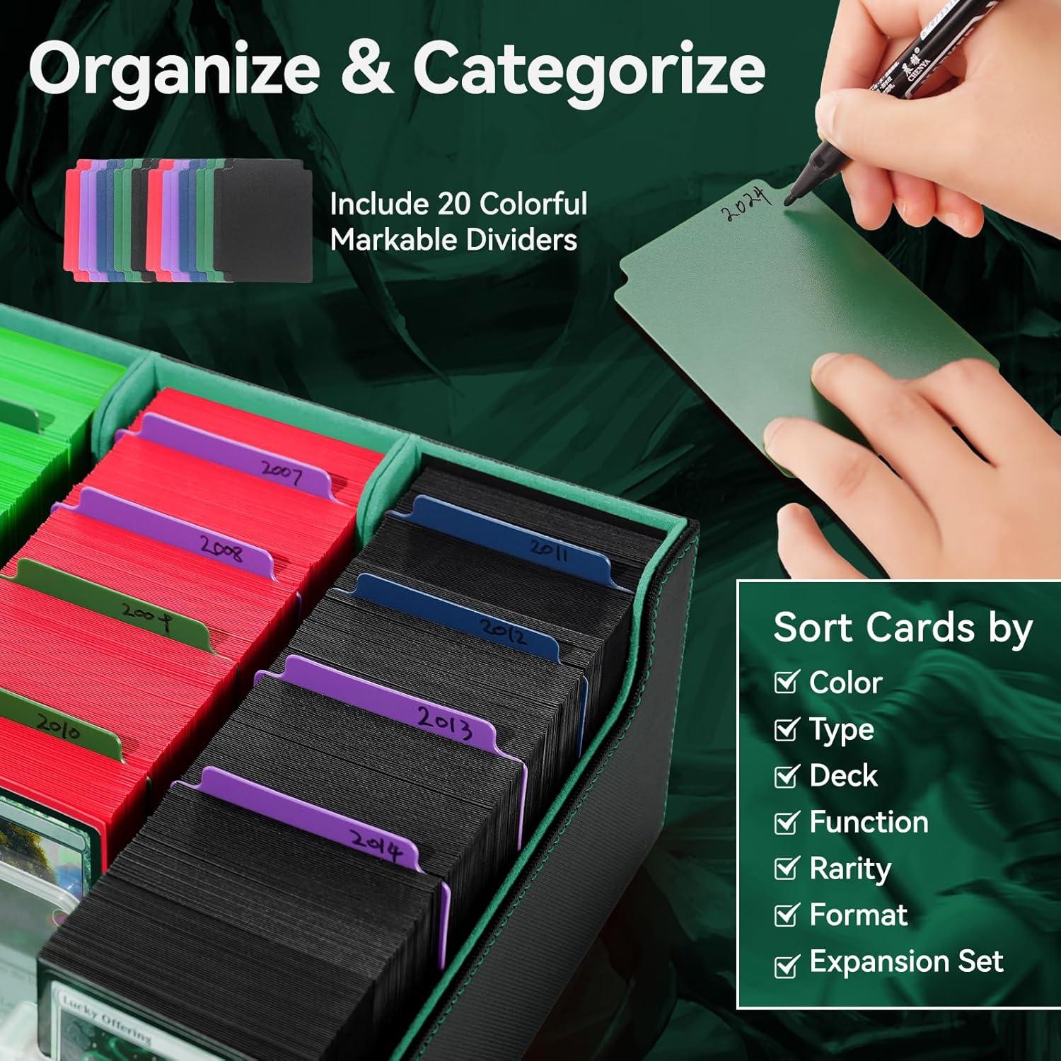 Caja de Almacenamiento de Cartas Stepane 3800+ con Divisores