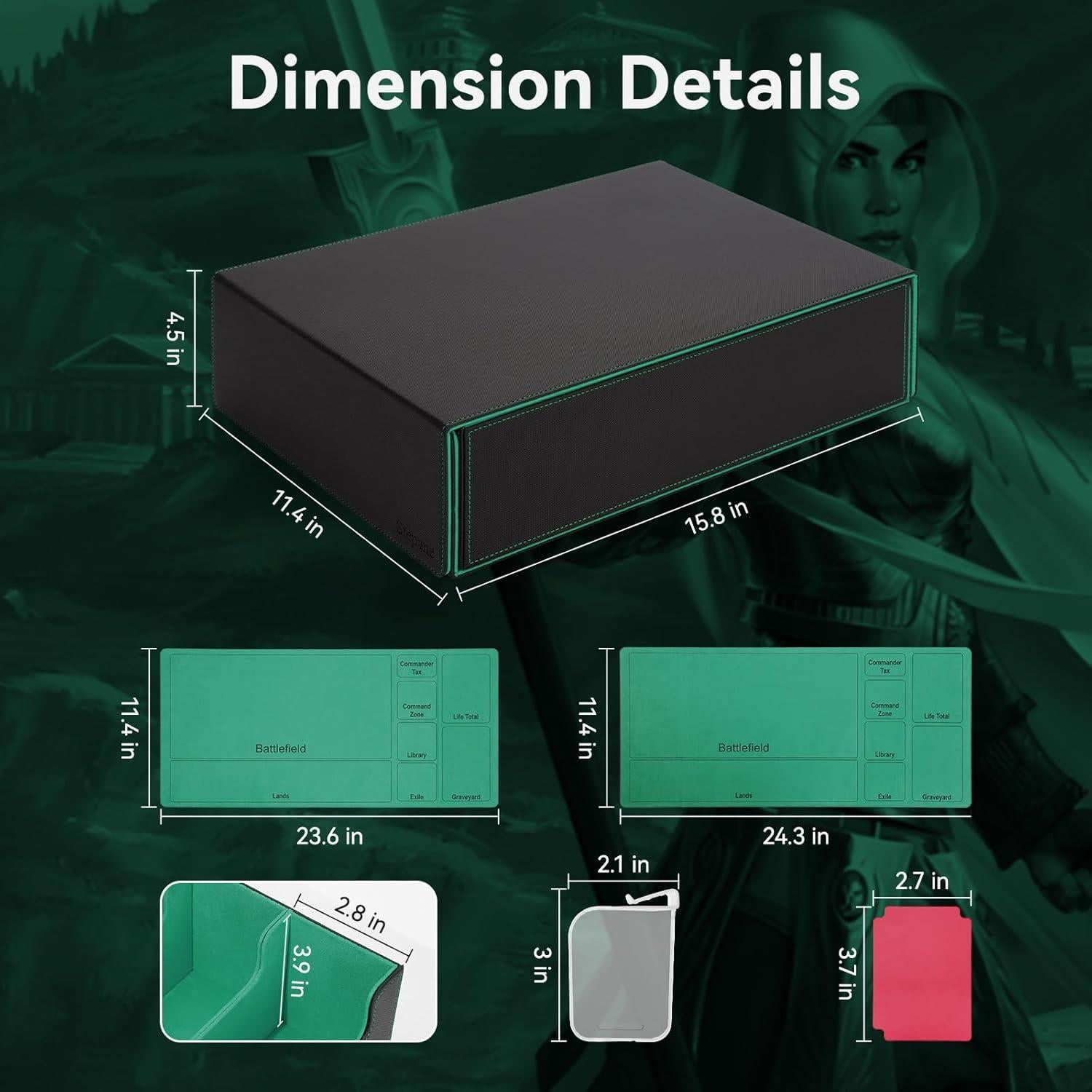 Caja de Almacenamiento de Cartas Stepane 3800+ con Divisores