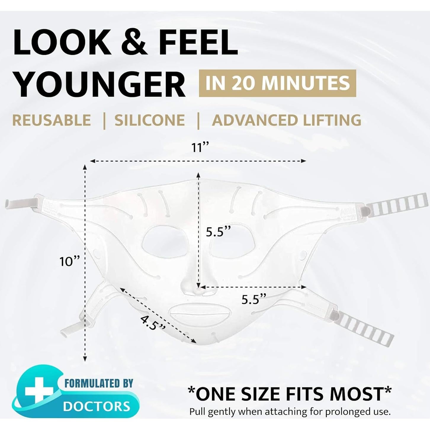 Mascarilla de Silicona Miz Herb para Doble Mentón y Arrugas