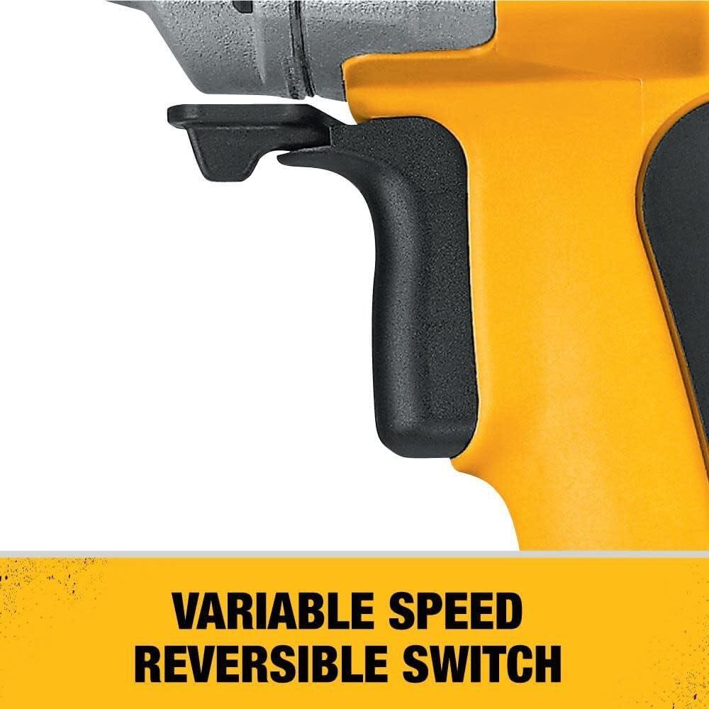 Taladro Eléctrico DEWALT DW130V 9A Mango en Espada 1.27cm