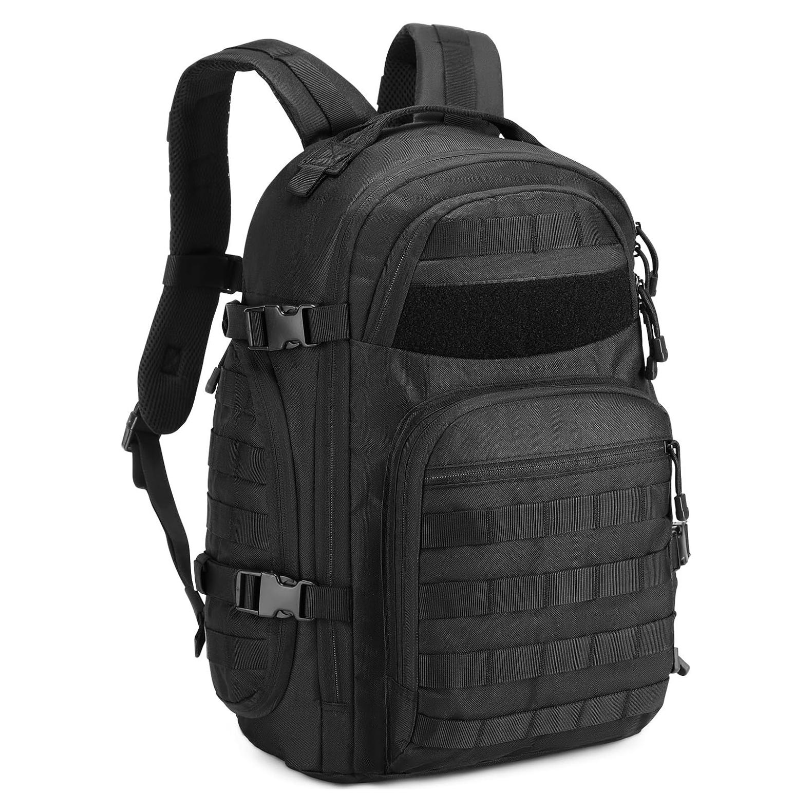 CamGo Mochila Táctica MOLLE 25L Negra para Senderismo