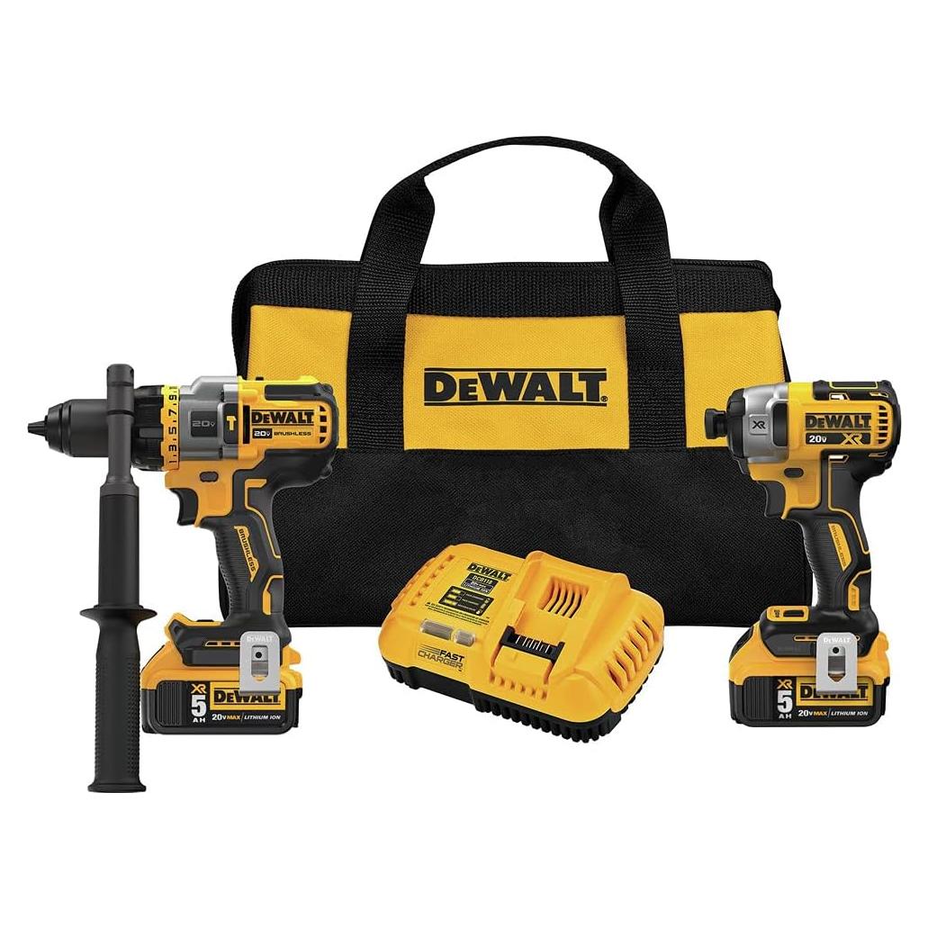 Kit Combo DEWALT 20V Max Taladro y Destornillador 5Ah