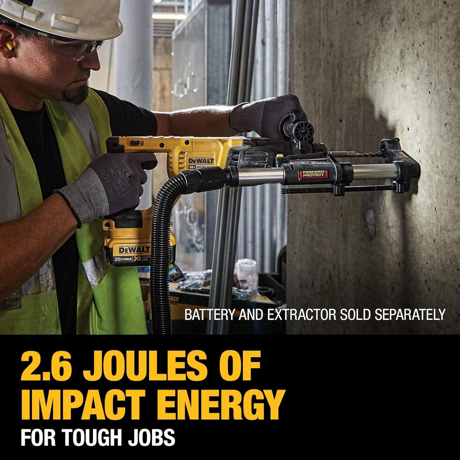 Martillo Rotativo Inalámbrico DEWALT 20V MAX 1" DCH133B