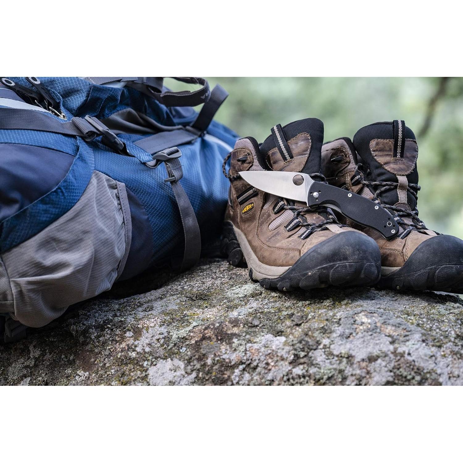 Cuchillo Utilitario Plegable Spyderco Tenacious 8.61 cm Negro