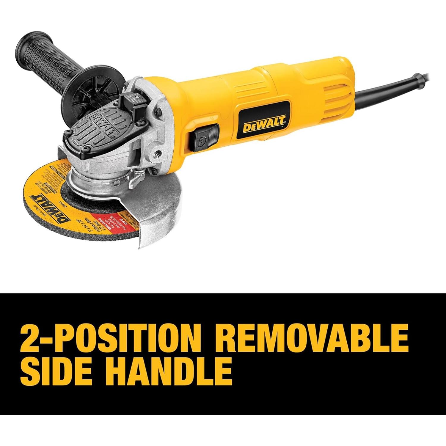 Molino de Ángulo DEWALT DWE4011 4.5" 850W Protección