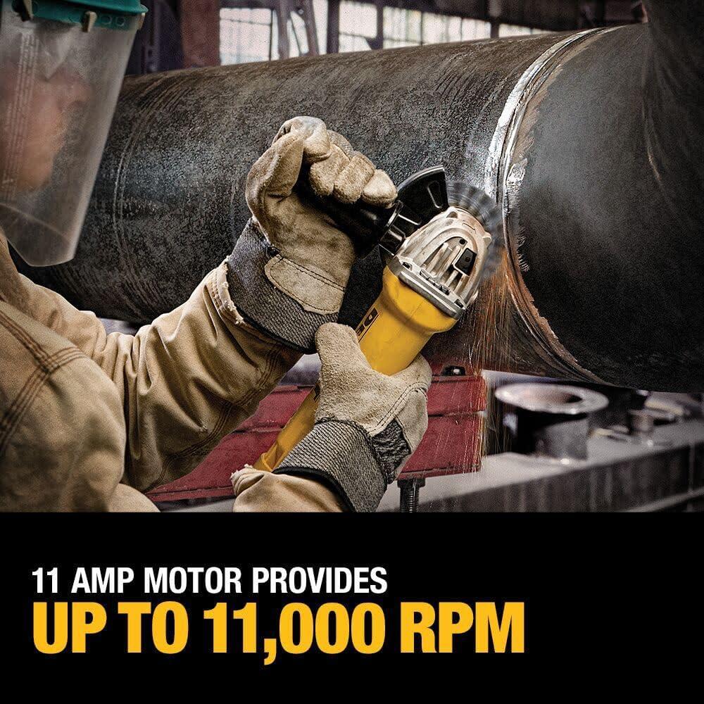 Amoladora Angular DEWALT DWE402W 4.5" 11A 11000 RPM con Cable