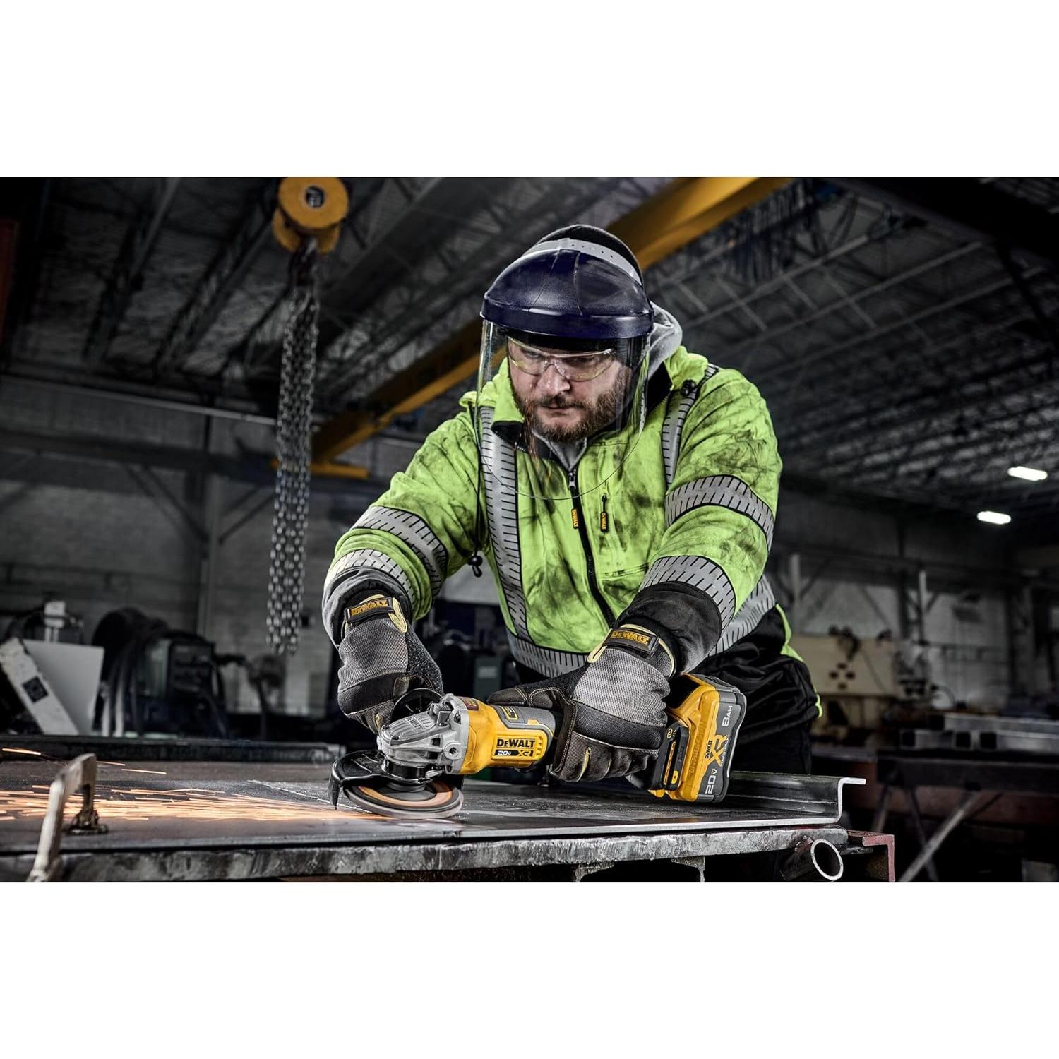 Amoladora Inalámbrica DEWALT 20V MAX 4-1/2" - 5" Sin Escobillas