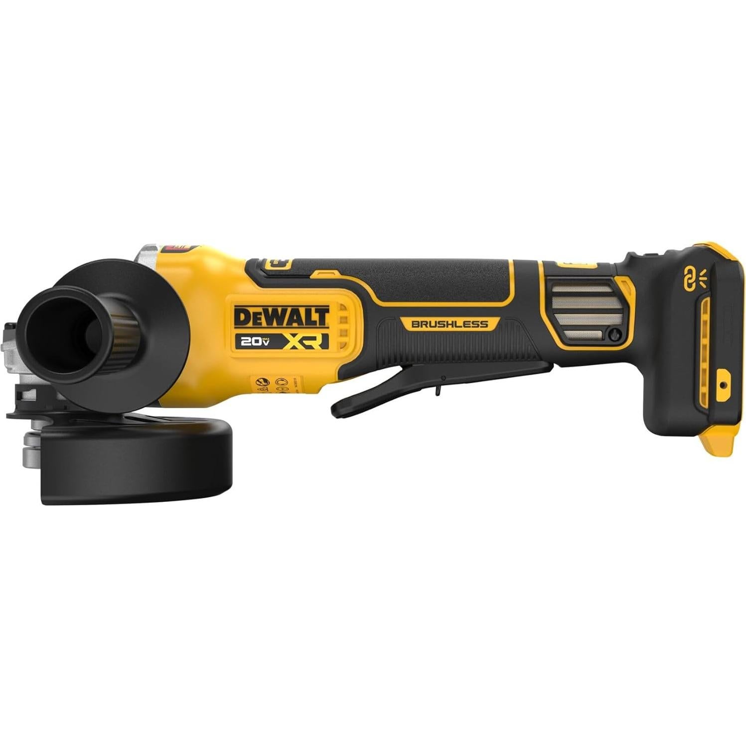 Amoladora Inalámbrica DEWALT 20V MAX 4-1/2" - 5" Sin Escobillas