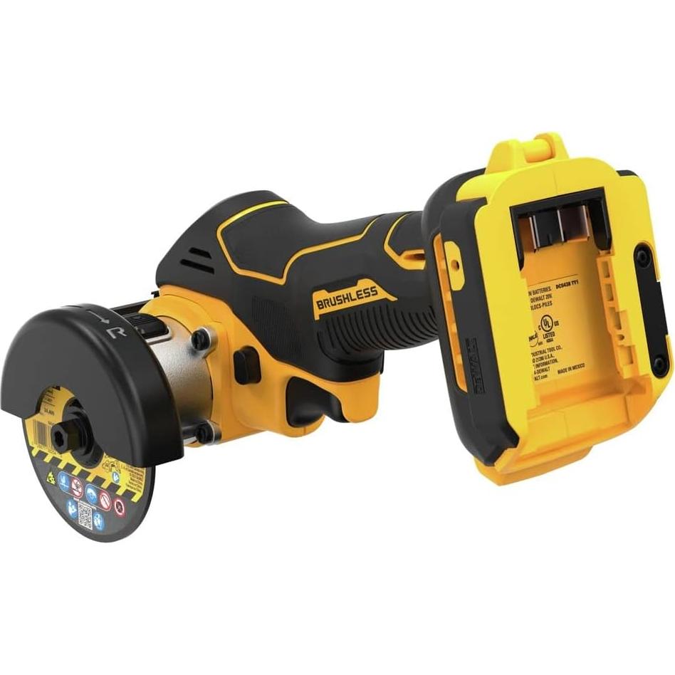 Amoladora Angular Inalámbrica DEWALT 20V MAX 3" DCS438E1