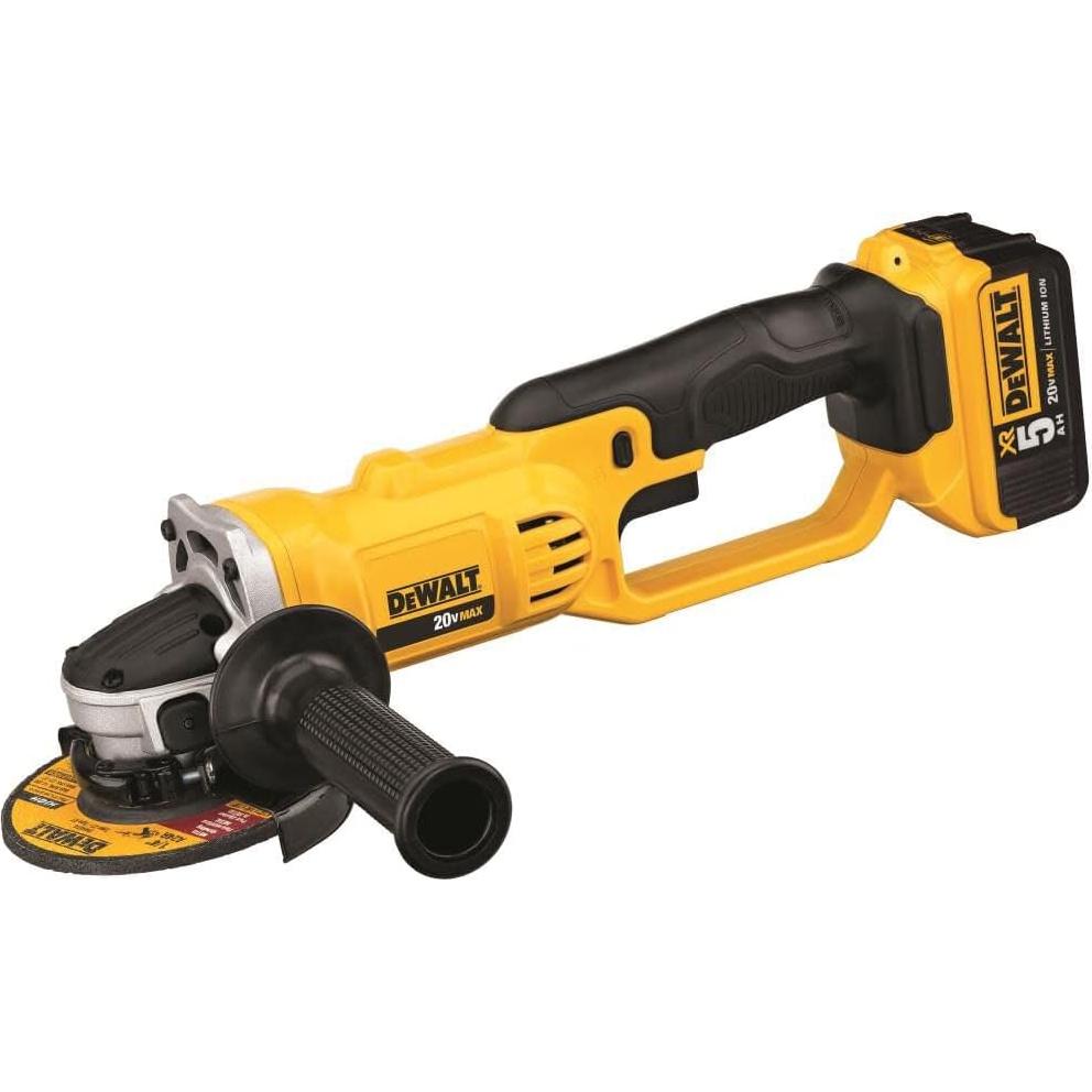 Amoladora Angular DEWALT 20V MAX 4.5" Inalámbrica DCG412P2