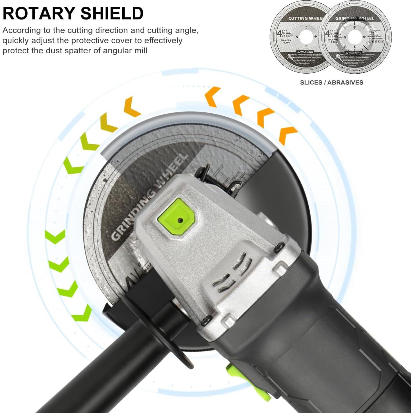 Amoladora Angular Eléctrica GALAX PRO 750W 11.43cm 12000RPM