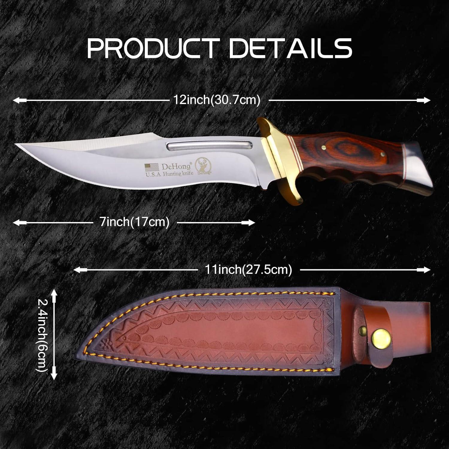 Cuchillo de Caza WPKOPYA YMX-zd1-78 Acero Inoxidable 18.4 cm