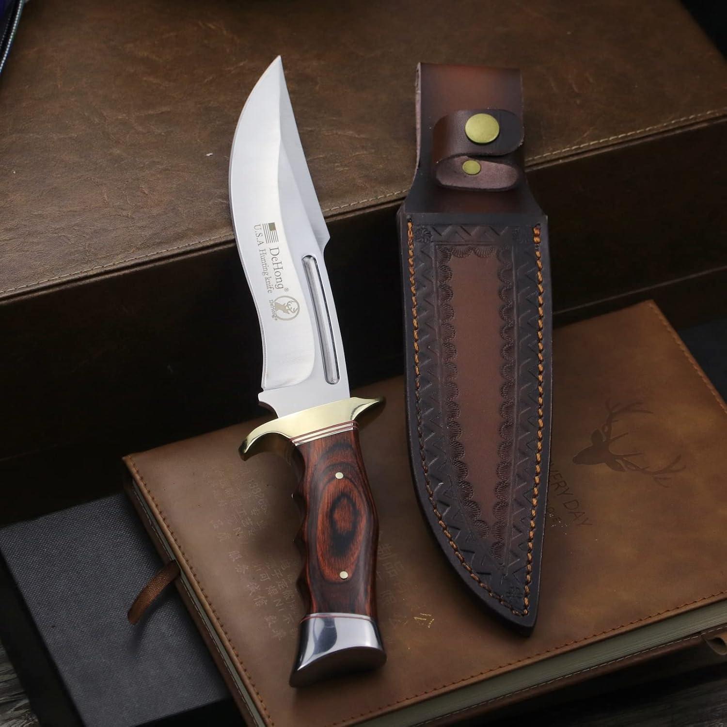 Cuchillo de Caza WPKOPYA YMX-zd1-78 Acero Inoxidable 18.4 cm