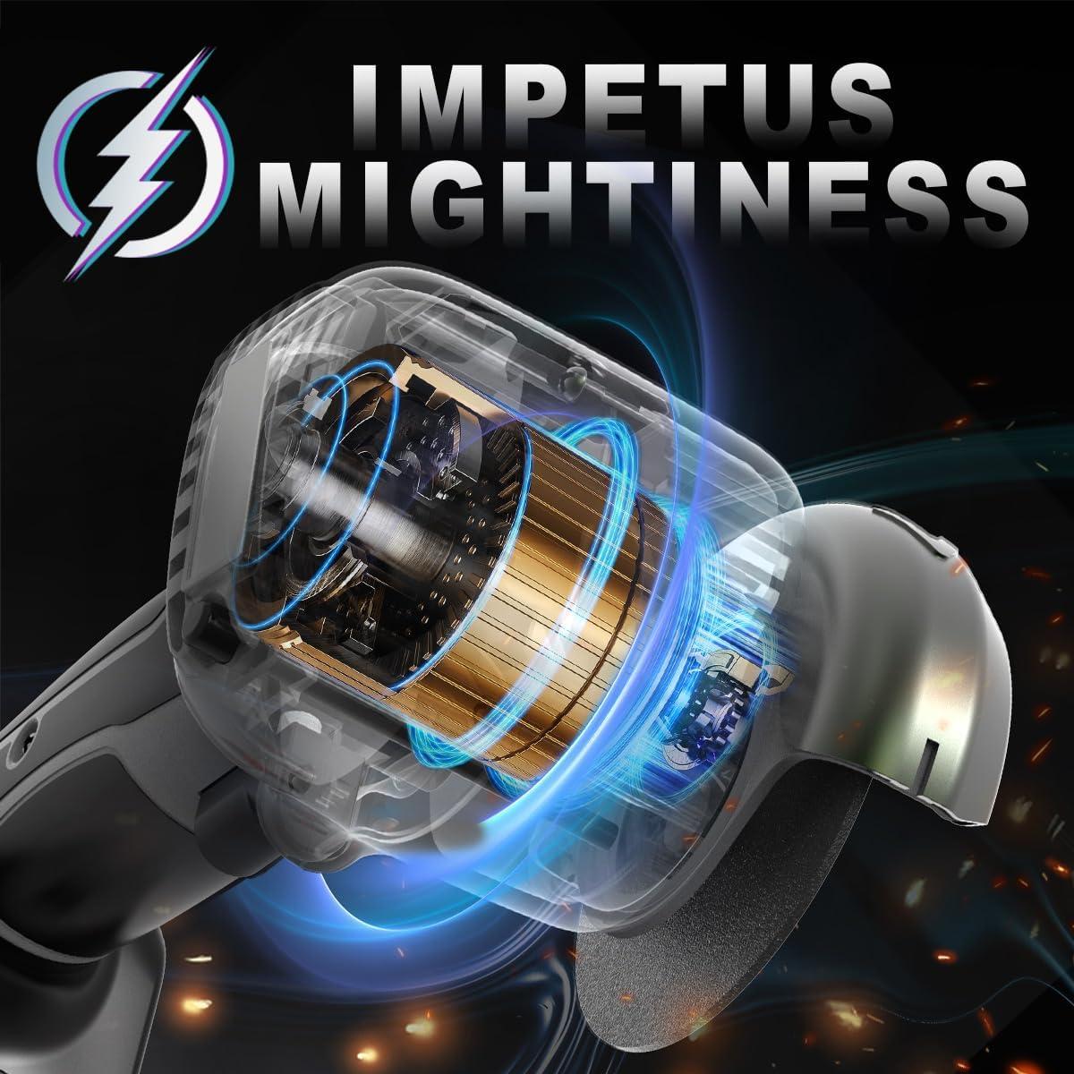 Amoladora Angular Inalámbrica ZFULVO 21V 28000rpm con Batería