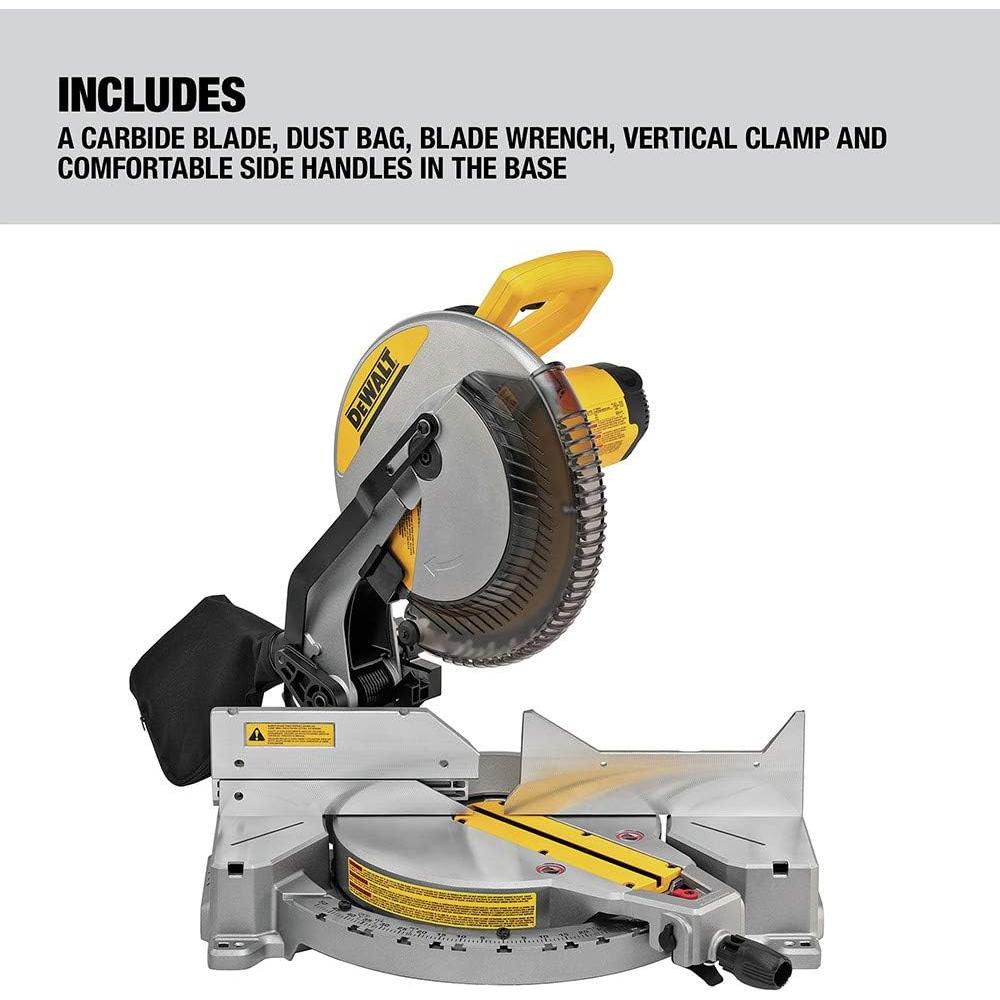 Sierra Ingletadora DEWALT DWS715 12" 15A Bisel Simple