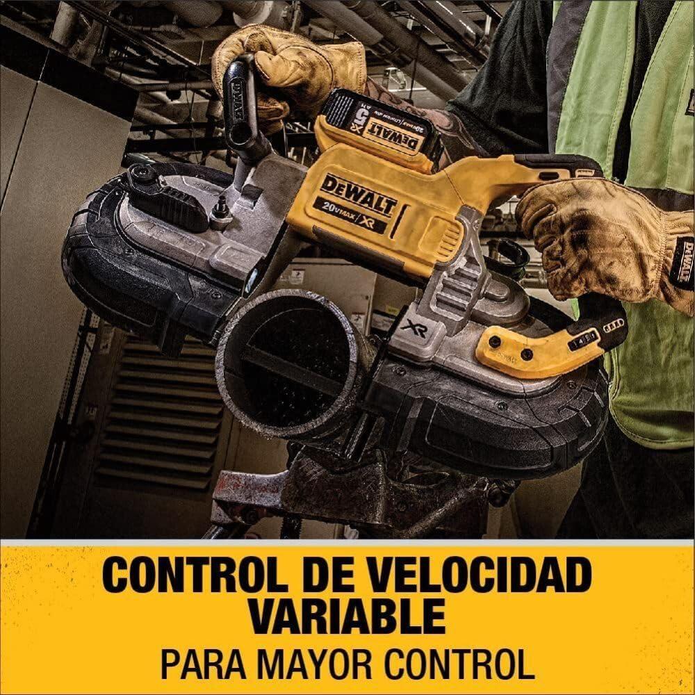 Sierra de Banda DEWALT 20V MAX DCS374B 12.7 cm Portátil