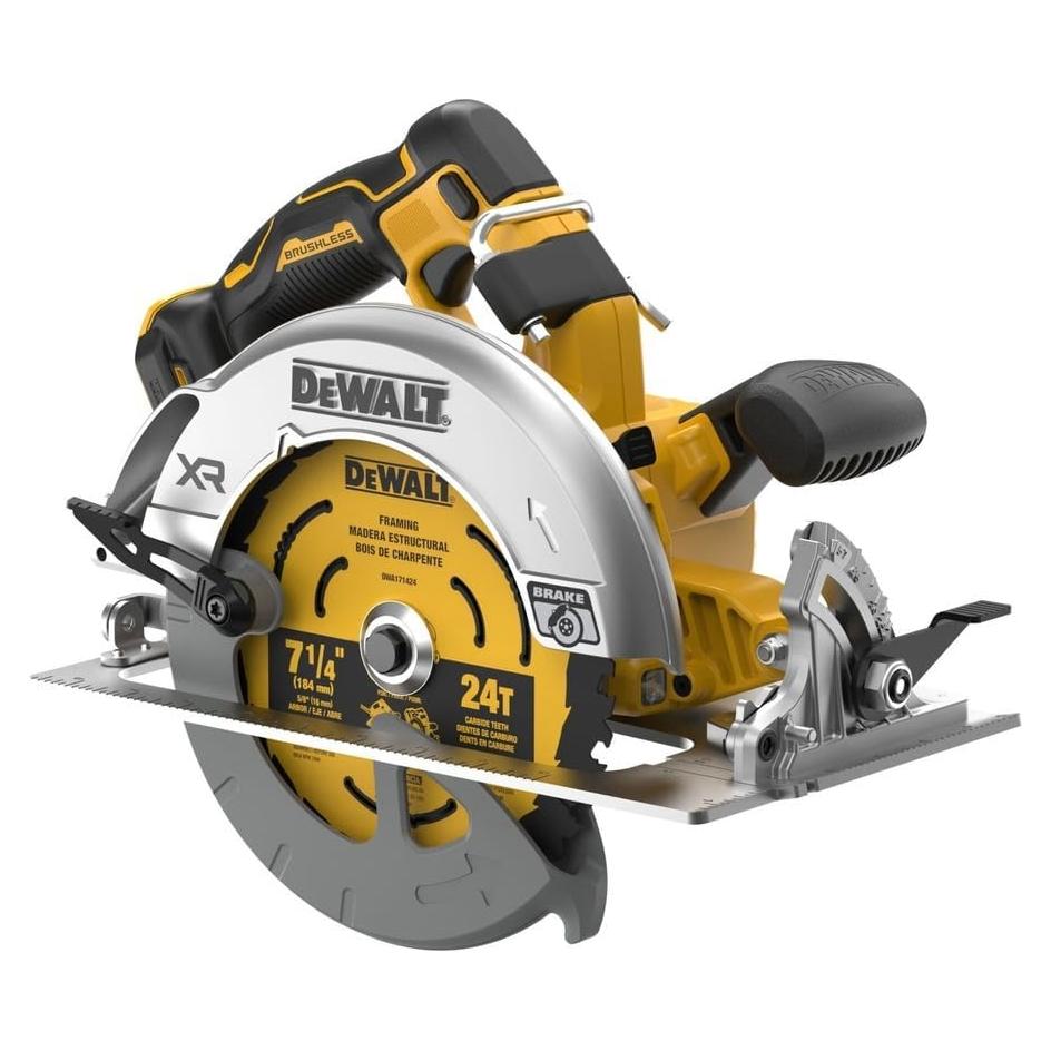 Sierra Circular Inalámbrica DEWALT 20V MAX XR 7-1/4" Sin Escobillas