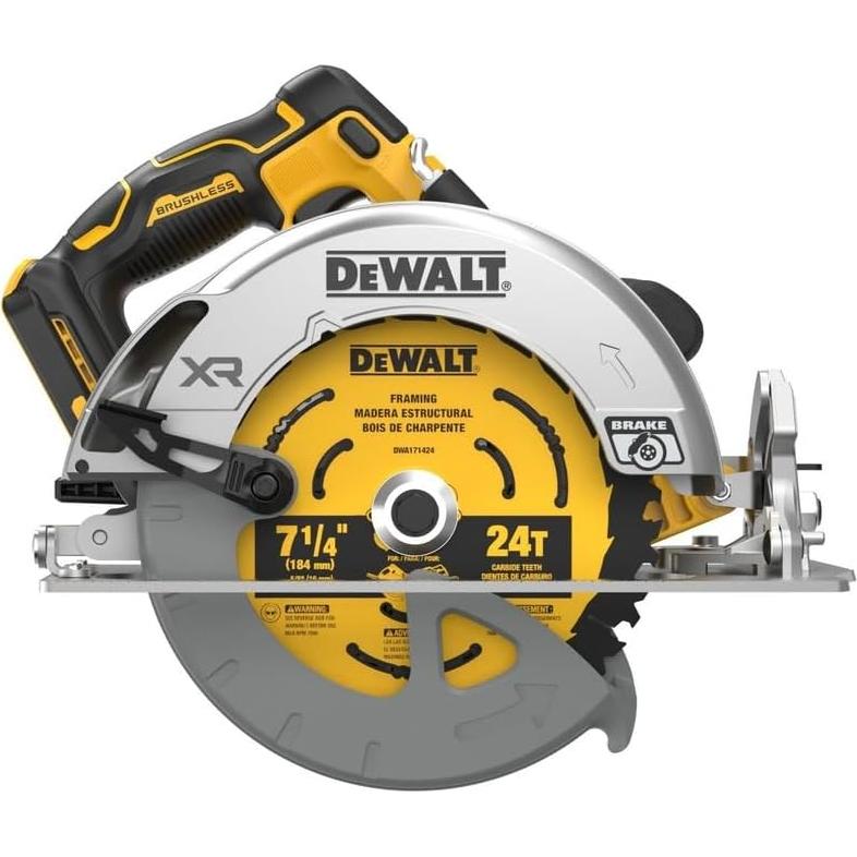 Sierra Circular Inalámbrica DEWALT 20V MAX XR 7-1/4" Sin Escobillas