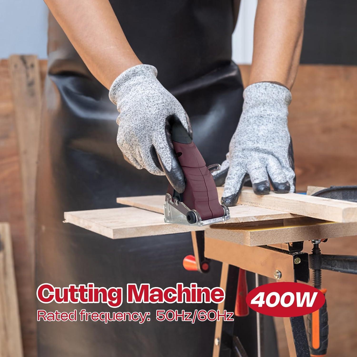 Sierra Circular Mini BDJHMP 400W 2.54kg 6 Cuchillas 1.27cm