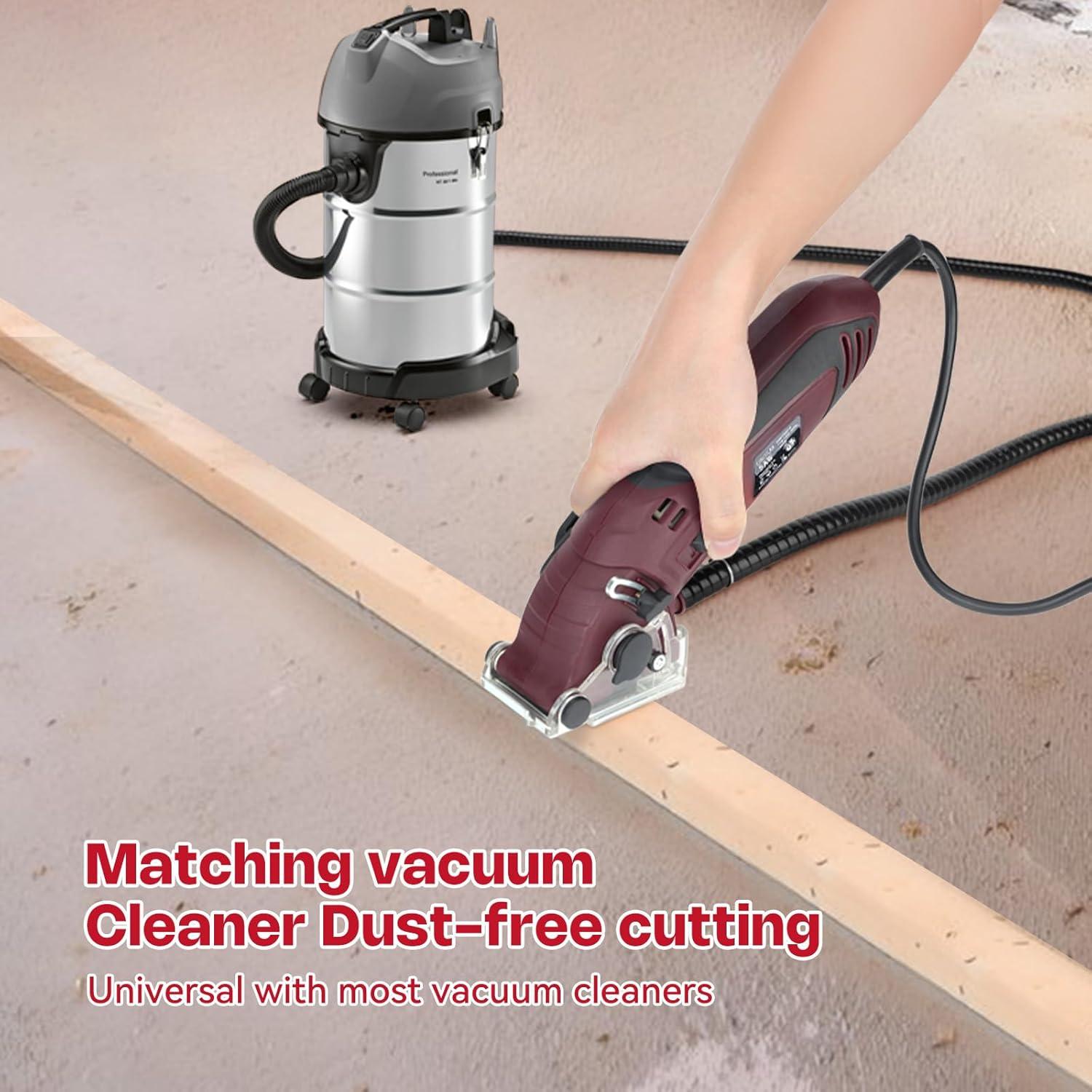 Sierra Circular Mini BDJHMP 400W 2.54kg 6 Cuchillas 1.27cm