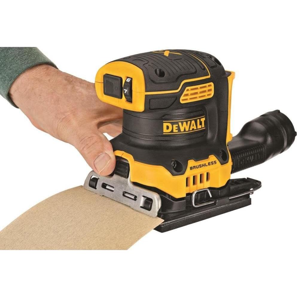 Lijadora Inalámbrica DEWALT DCW200B 20V 1/4 Hoja Velocidad Variable