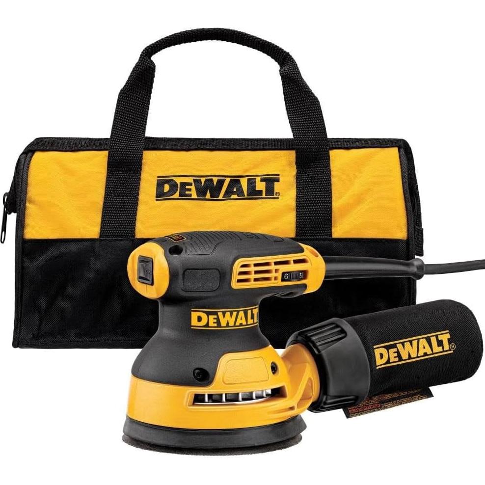 Lijadora Orbital DEWALT DWE6423K 12,7 cm Velocidad Variable