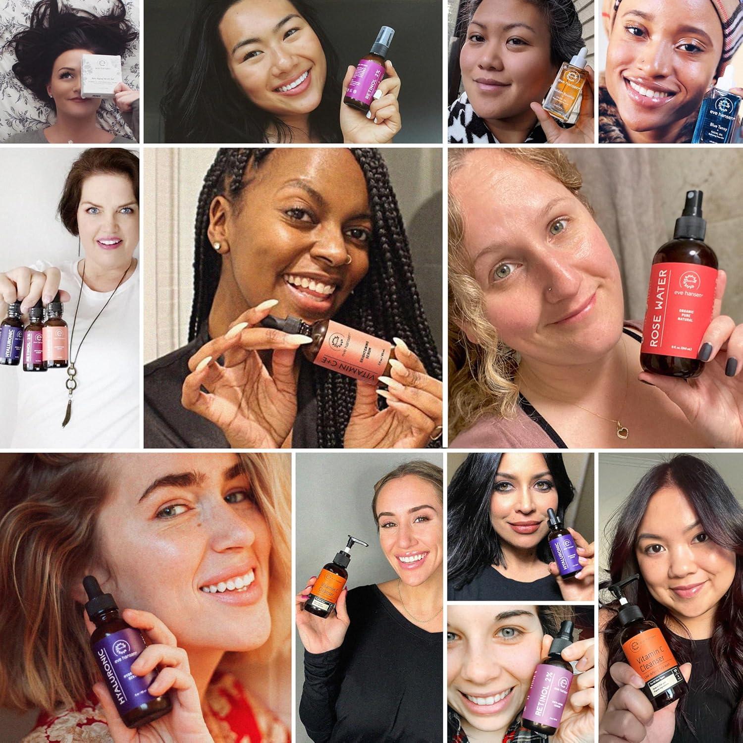 Mascarilla Facial de Colágeno Eve Hansen - Hidratante 5 Pzas