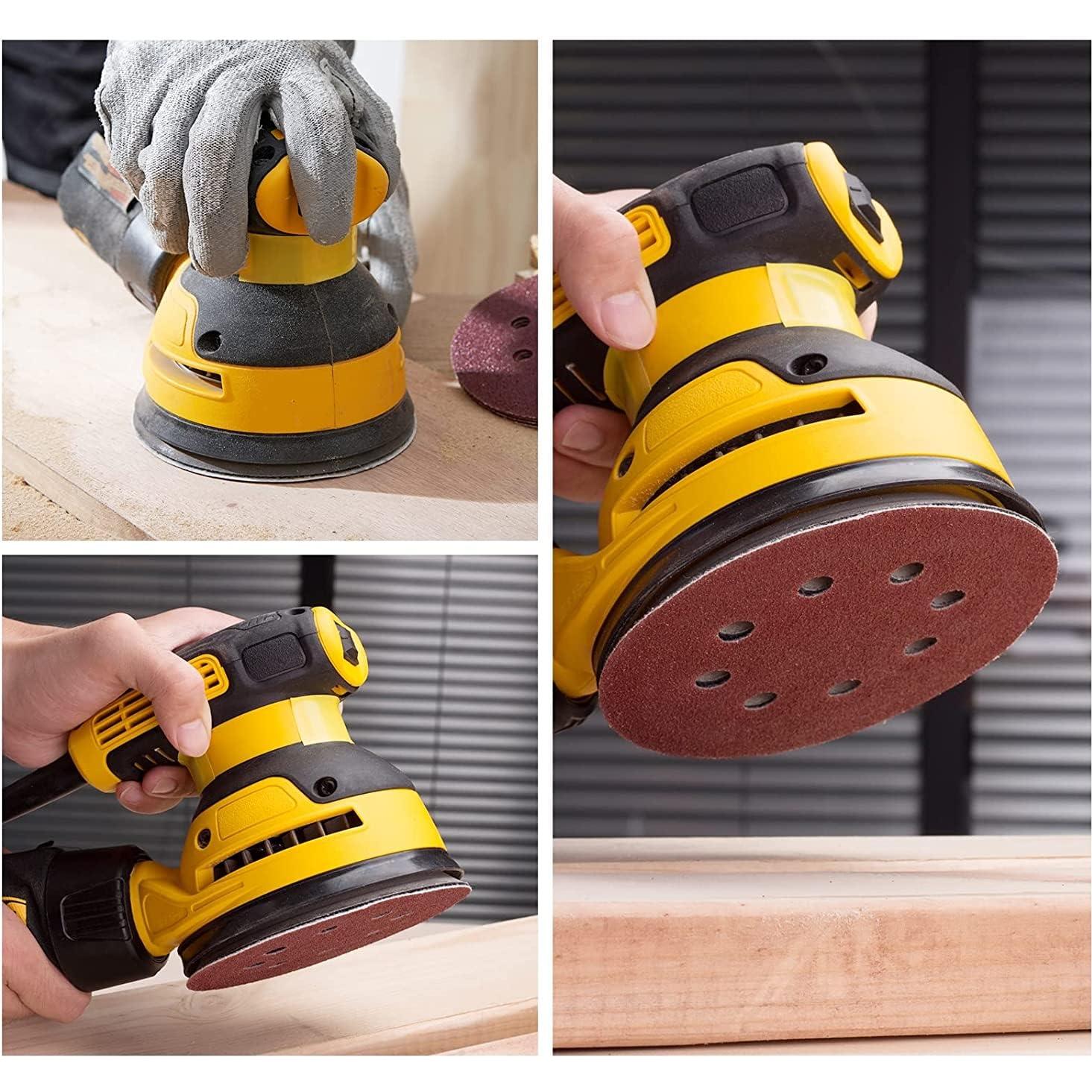 165 Discos de Lijado 5 Pulgadas POTUINOM Grano Variado